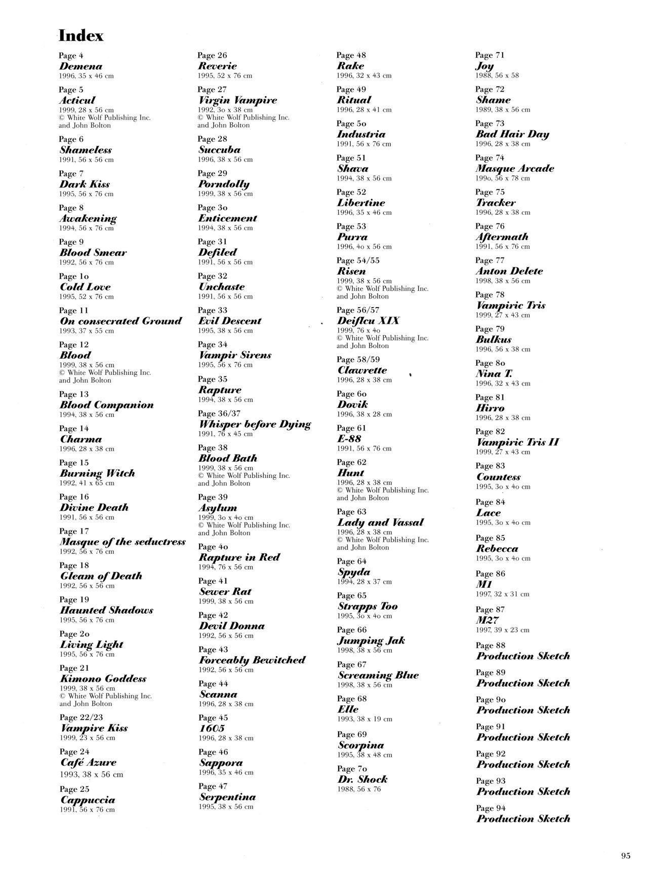 [John Bolton] Art Fantastix #06 - The Art of John Bolton - Page 92