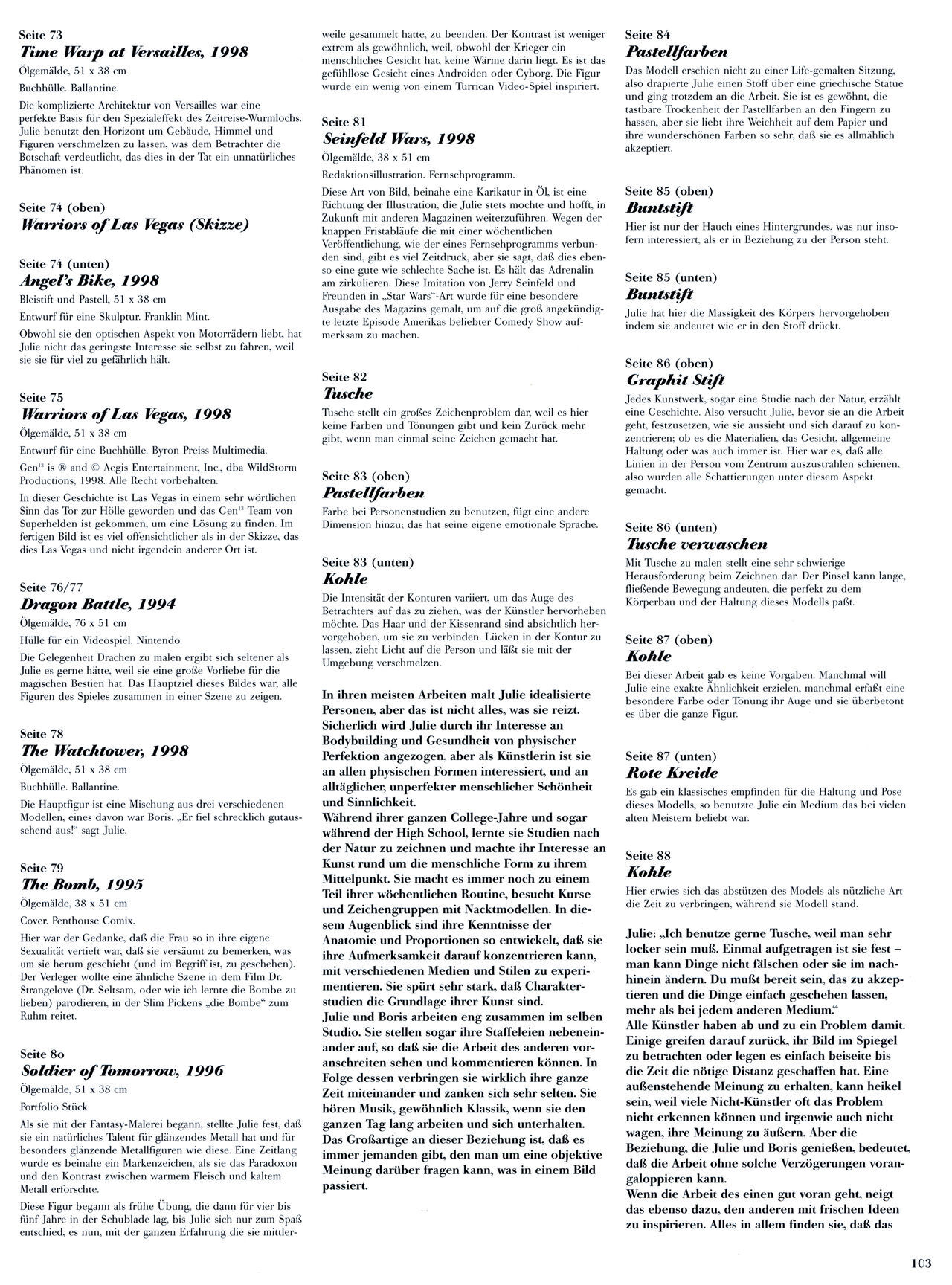[Julie Bell] Art Fantastix #05 - The Art of Julie Bell - Page 93