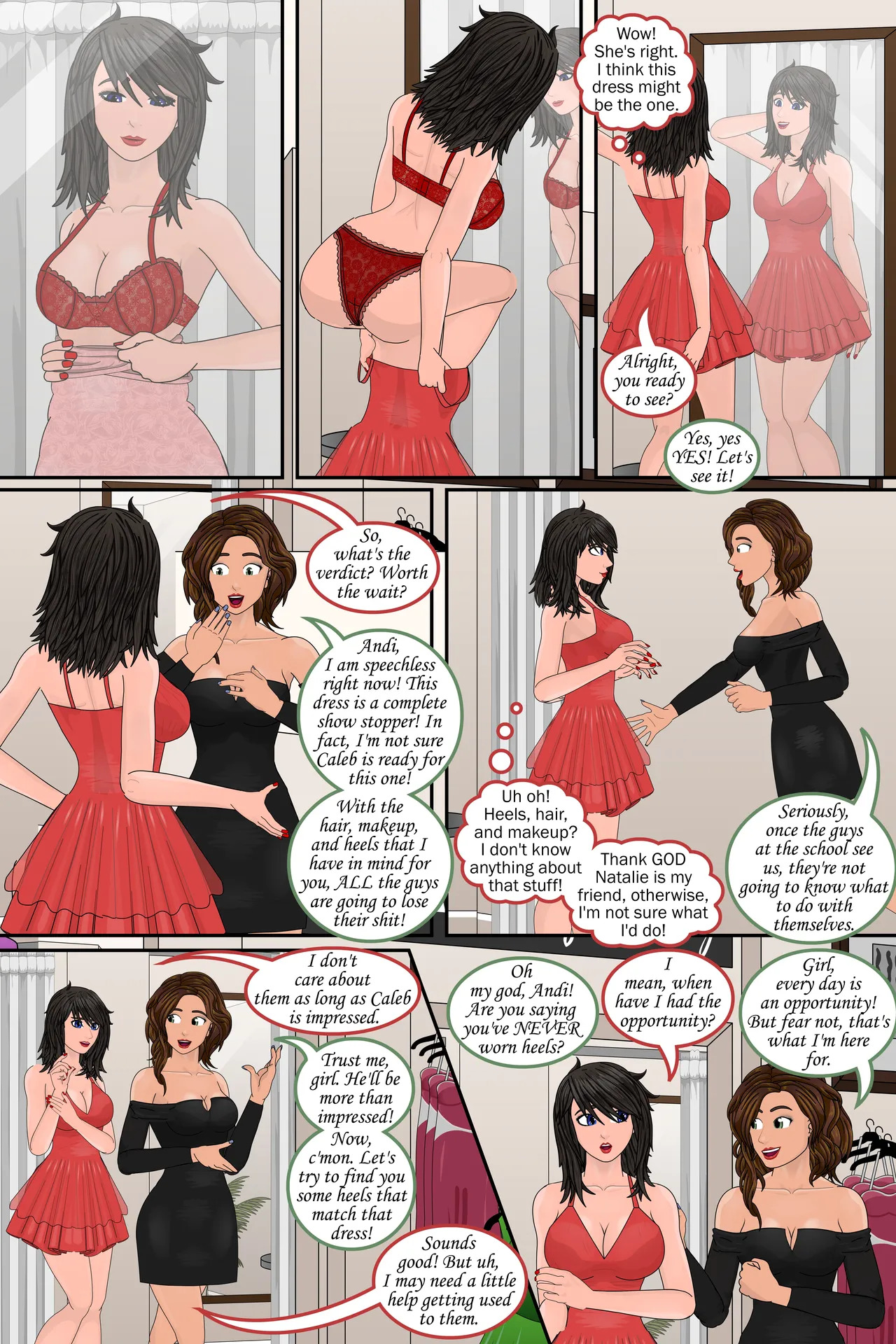 [Sapphire Foxx] :- Wish in the classroom - HOMECOMING - Page 12
