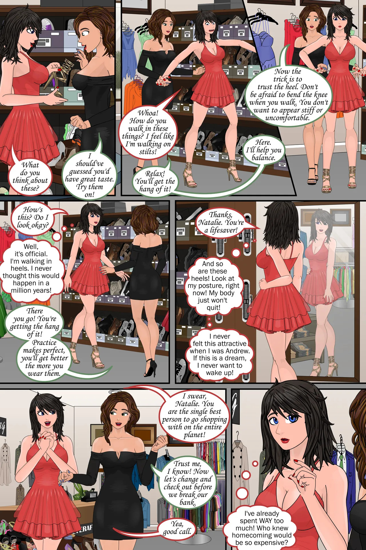 [Sapphire Foxx] :- Wish in the classroom - HOMECOMING - Page 13