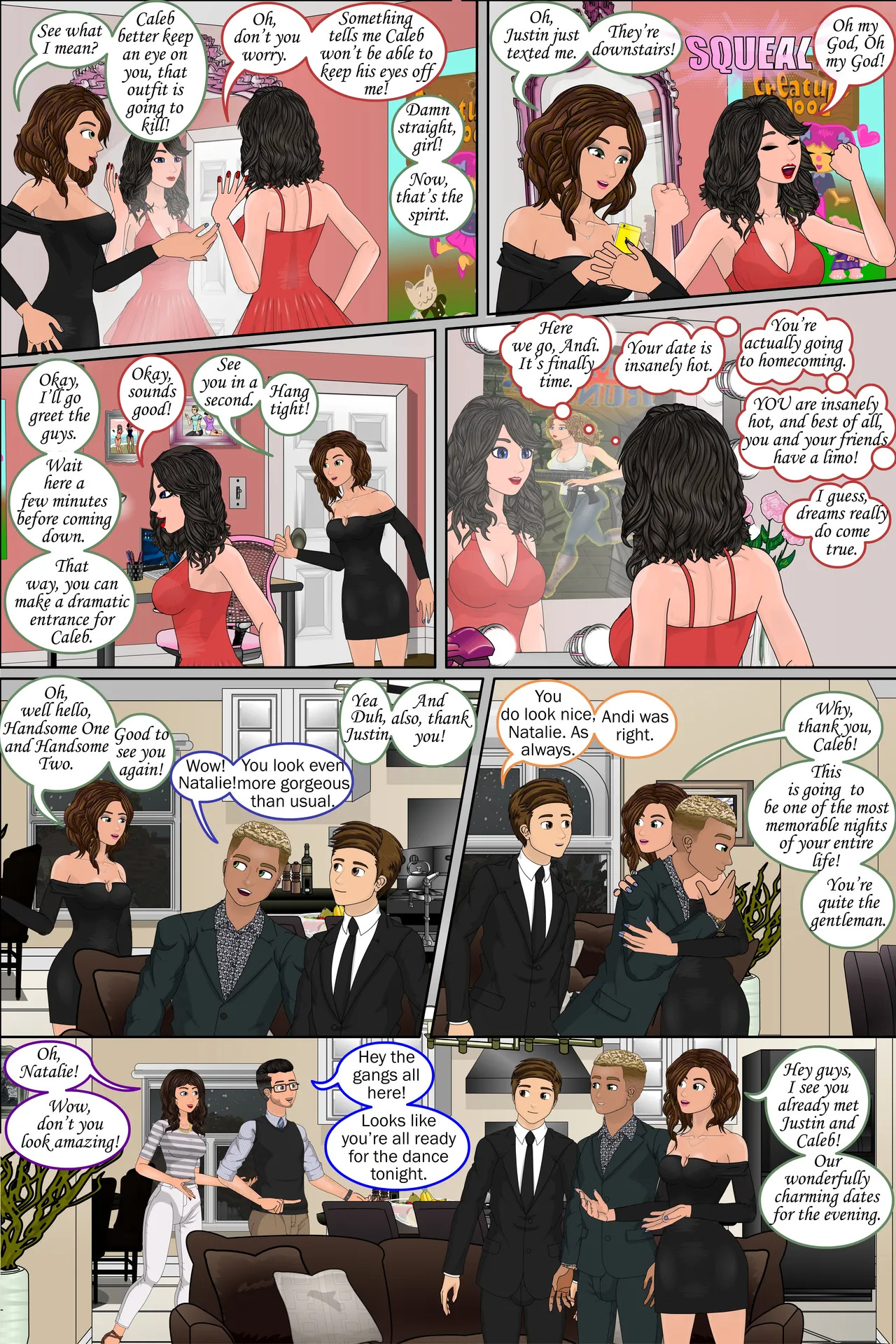 [Sapphire Foxx] :- Wish in the classroom - HOMECOMING - Page 23