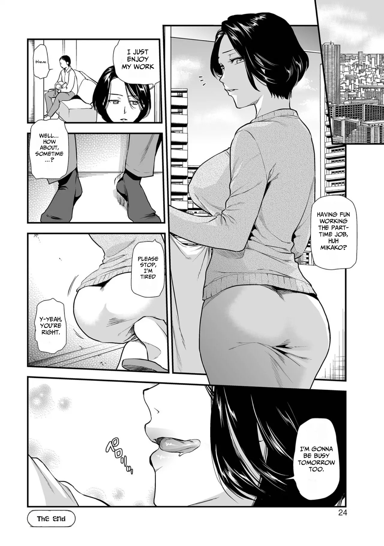 [Ohsaka Minami] Tekoki Tsuma | Handjob Wife (Tsuma to Ana) [English] [gotbored] - Page 22