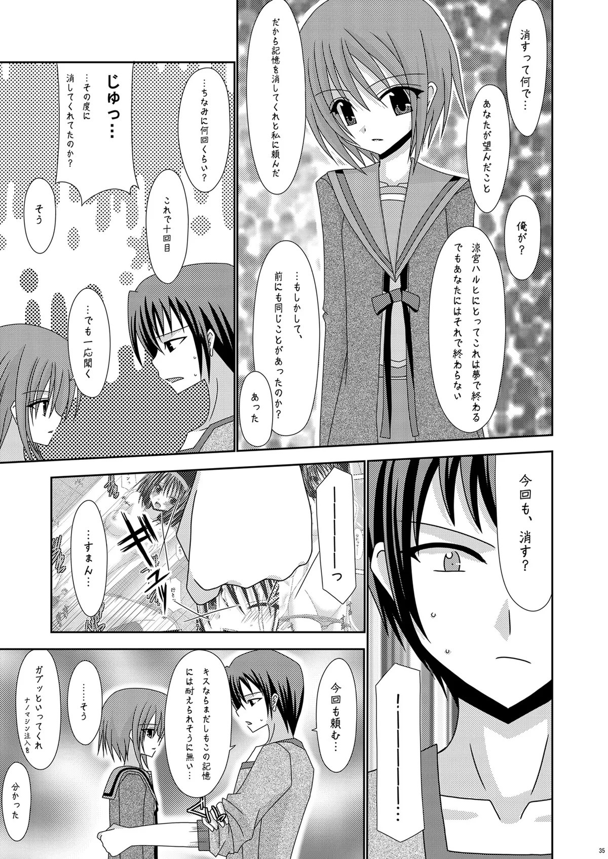[valssu (Charu)] Suzumiya Haruhi no Karada no Uzuki (The Melancholy of Haruhi Suzumiya) [Digital] - Page 35