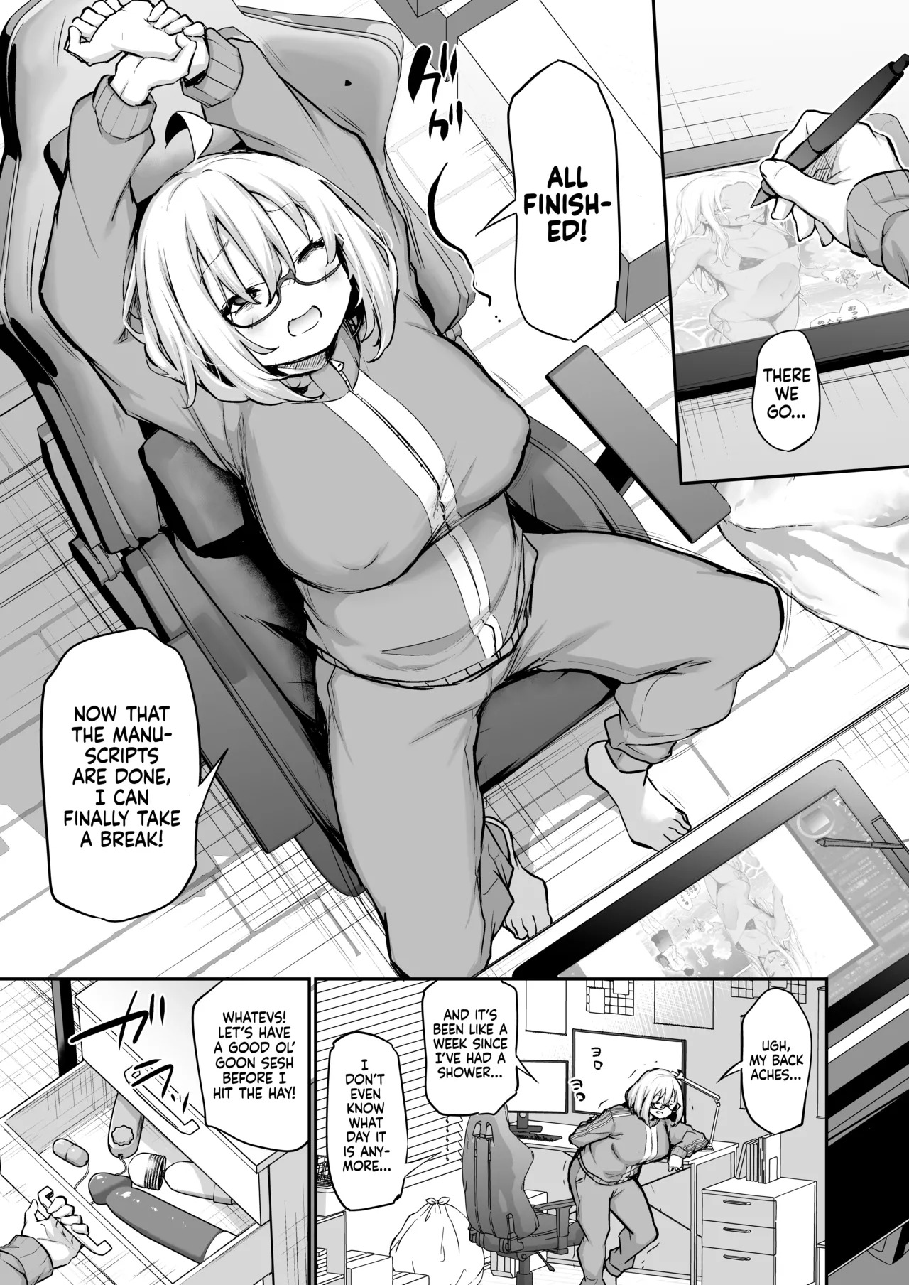 [Airandou] Furo Kyan Inkya Onna, Hatsu Kareshi Chinpo de Mesu ni Naru | A Shower-Hating, Shut-in Girlfailure Becomes a Woman From Her First Boyfriend’s Cock! [English] [Xzosk] - Page 2
