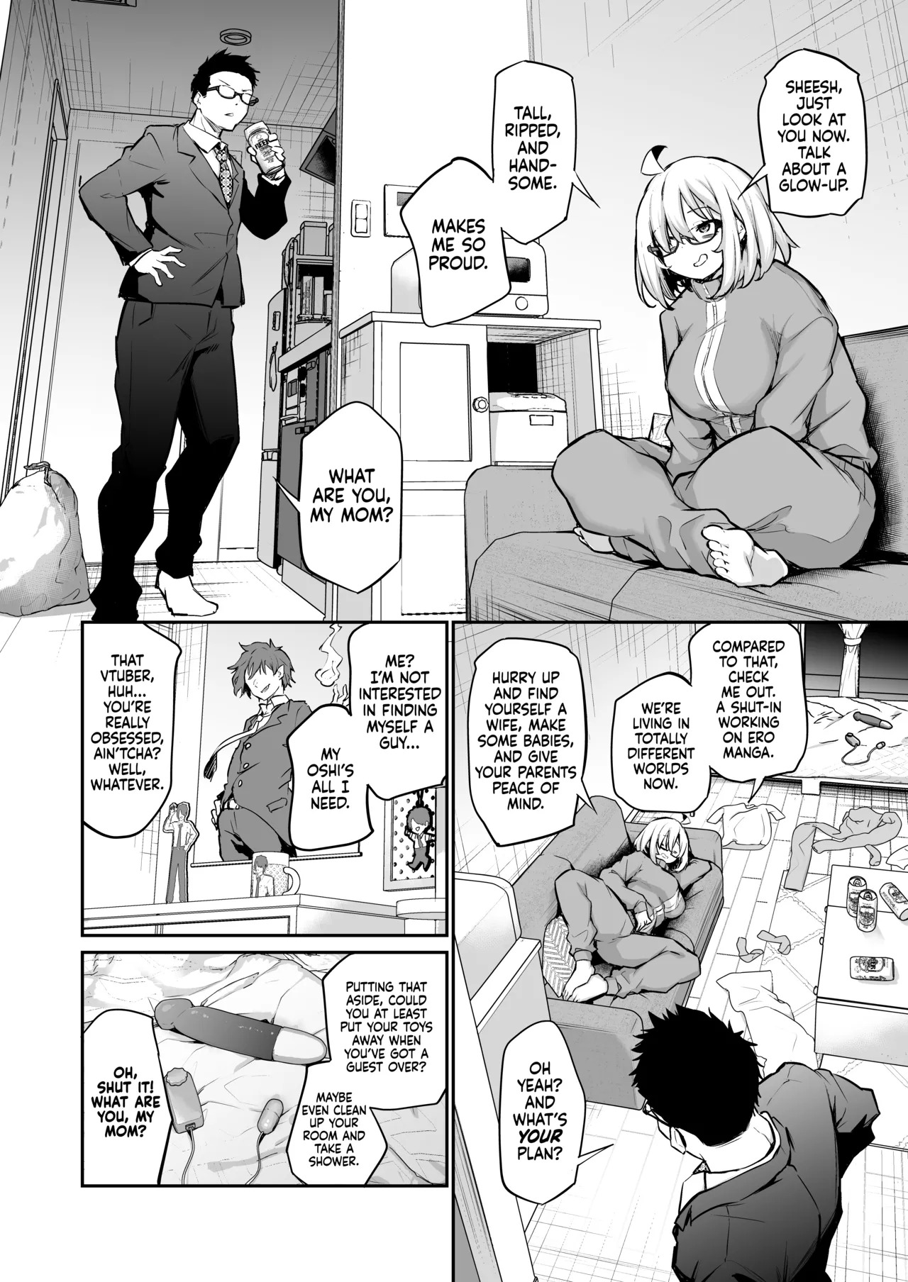 [Airandou] Furo Kyan Inkya Onna, Hatsu Kareshi Chinpo de Mesu ni Naru | A Shower-Hating, Shut-in Girlfailure Becomes a Woman From Her First Boyfriend’s Cock! [English] [Xzosk] - Page 5