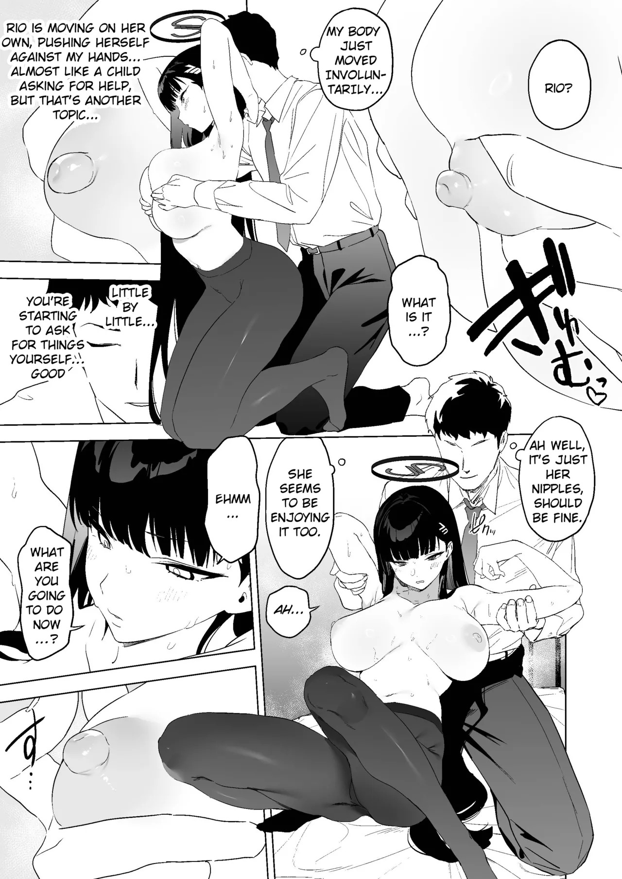 Gouriteki na Sei no Hassan ni Tsuite Aratame Chikubi Karikari Iraira Manko | On the Topic of Rational Sex: Divergent Views, Scratching Nipples and Itchy Pussies! (Blue Archive) [Digital] [English] [Literally Starving] - Page 12
