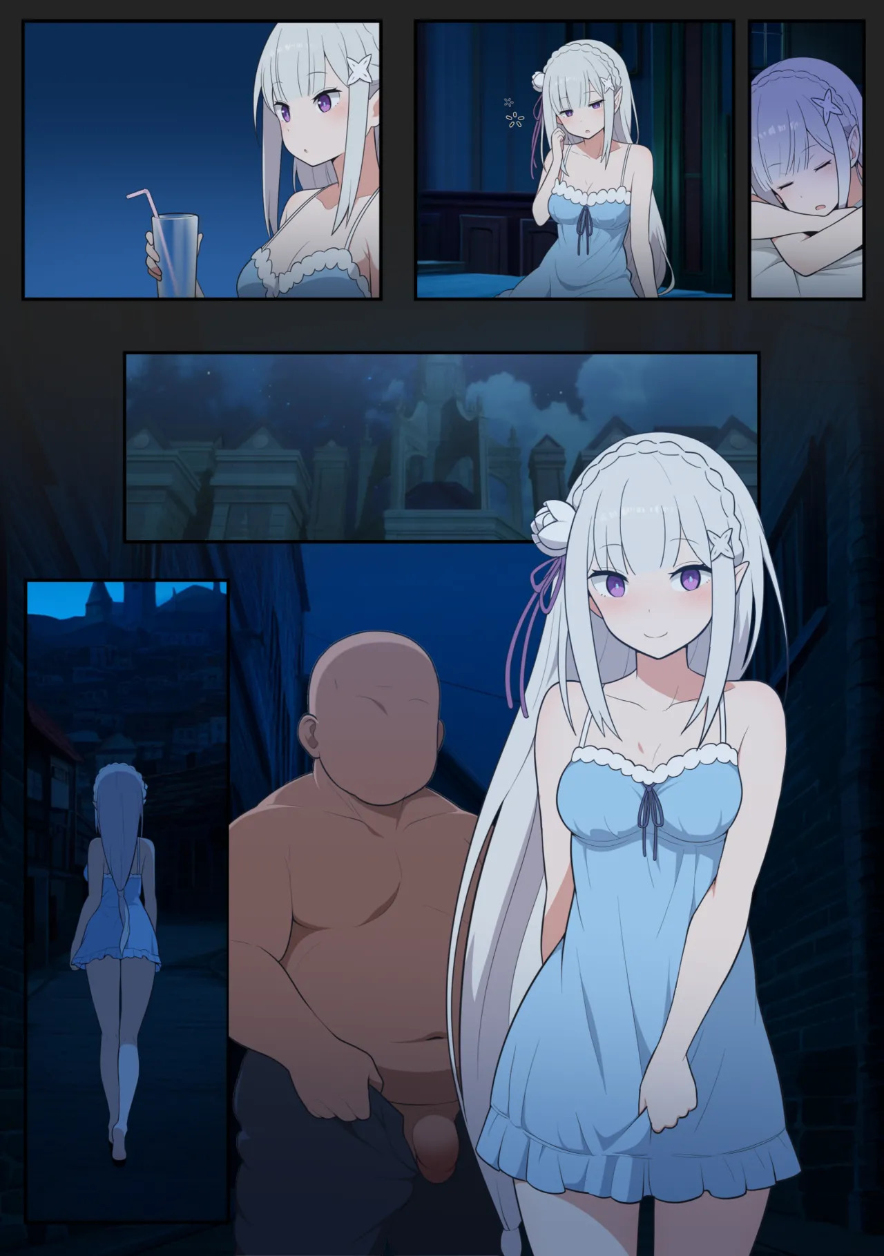 [everyday2] Emilia feminization (Re:Zero kara Hajimeru Isekai Seikatsu) [Korean, English] - Page 18