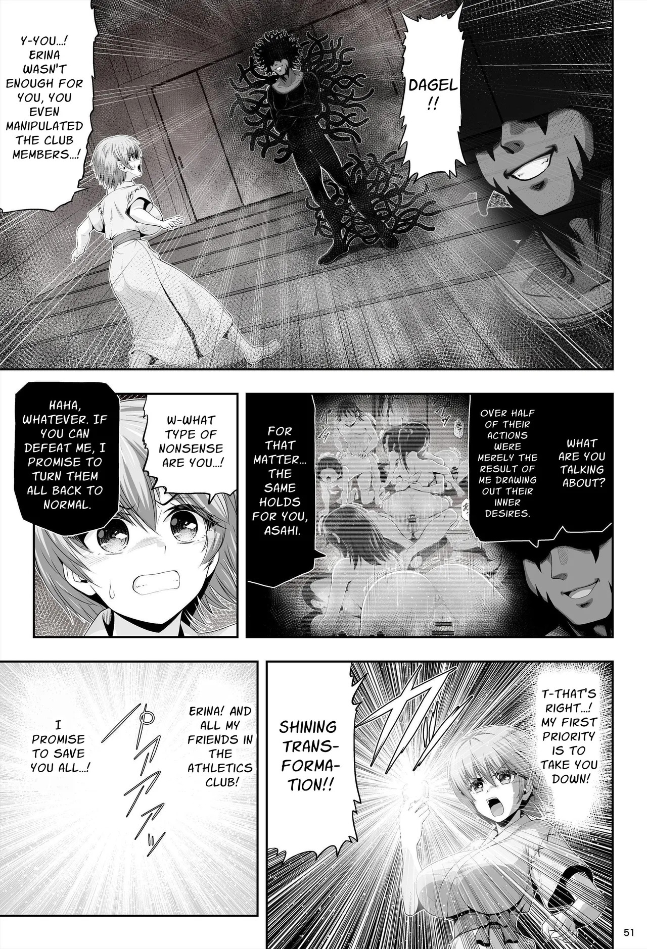 [Eclipse (Kouan)] Magical Girls Shine Hearts - Episode 2: Asahi Fujima (BM TL) - Page 55