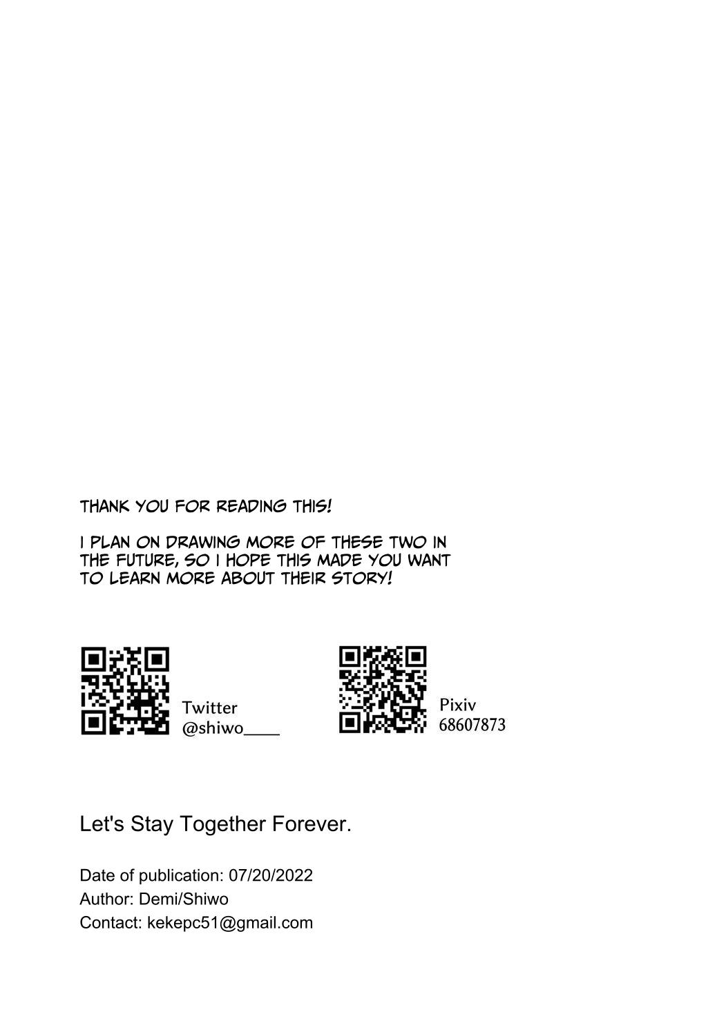 [ENG Ver.] Let's Stay Together Forever. [mukimuki shiwo] - Page 47