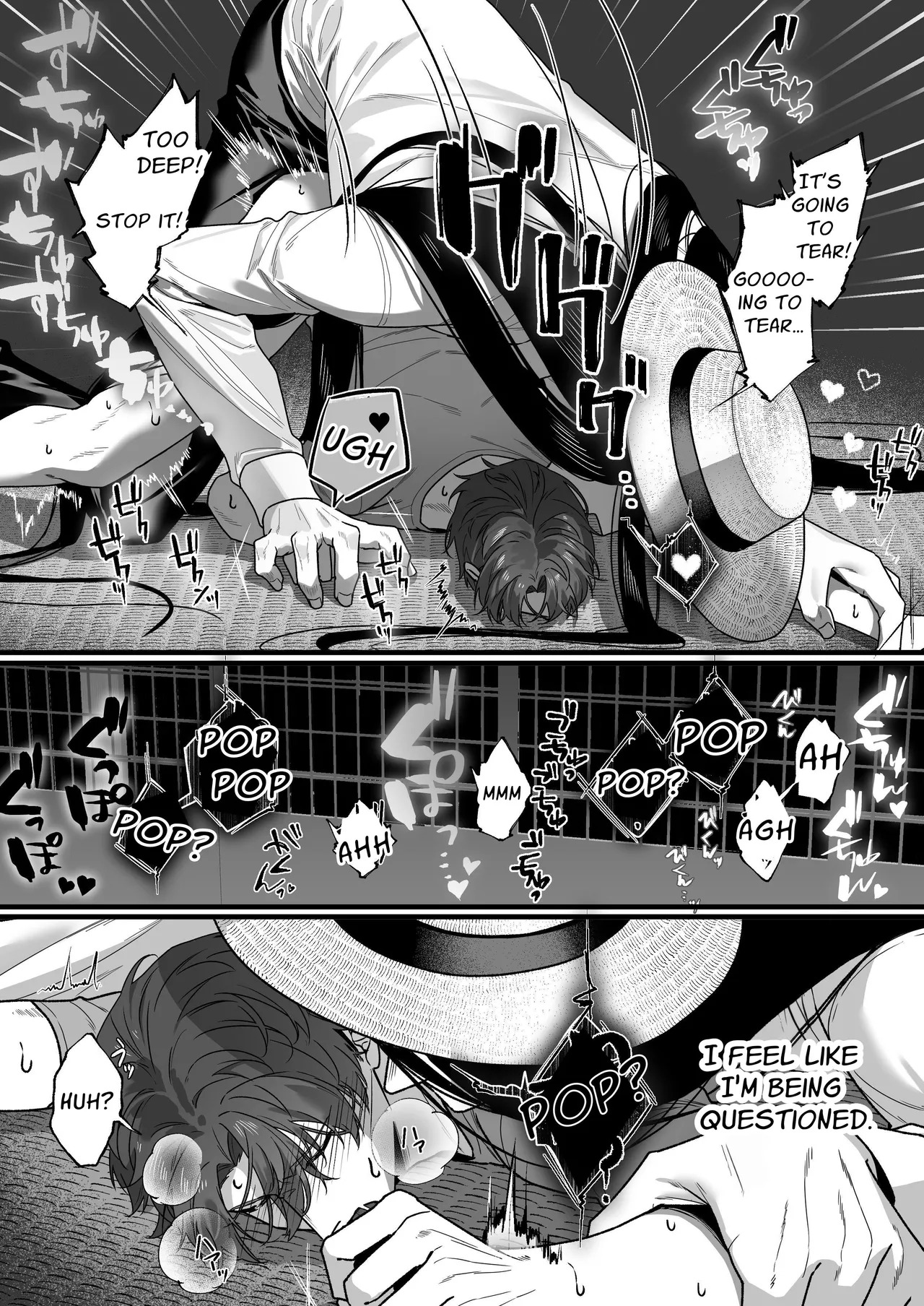 [ENG Ver.] Hasshaku-sama Forcibly Inseminates Cuntboy [SuamaMoguMogu] - Page 37
