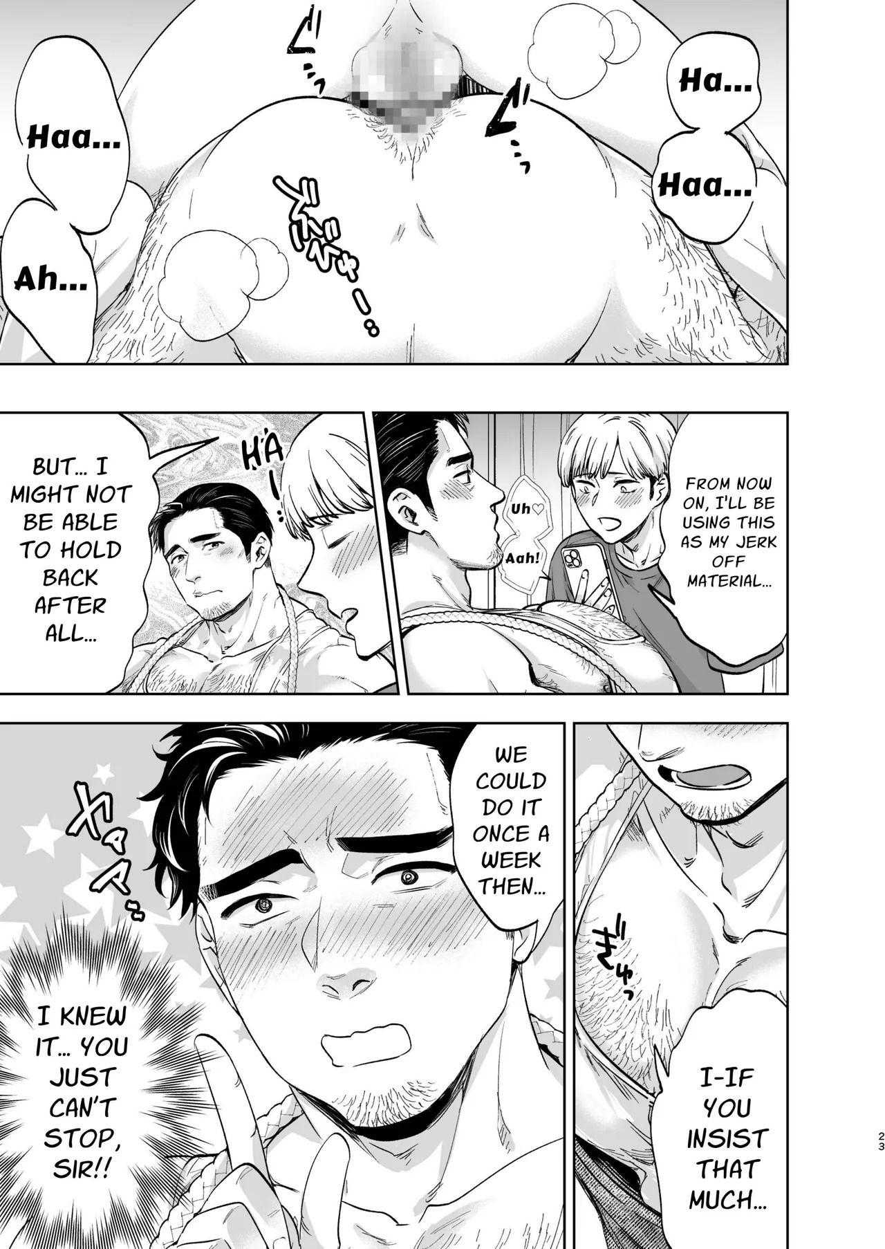 [Kyo Koujou (Motika)] Zokuzoku Tonari no Danna (Oji)-san | The Hubby Next Door Continued Again [English] [IDSTM] [Digital] - Page 22