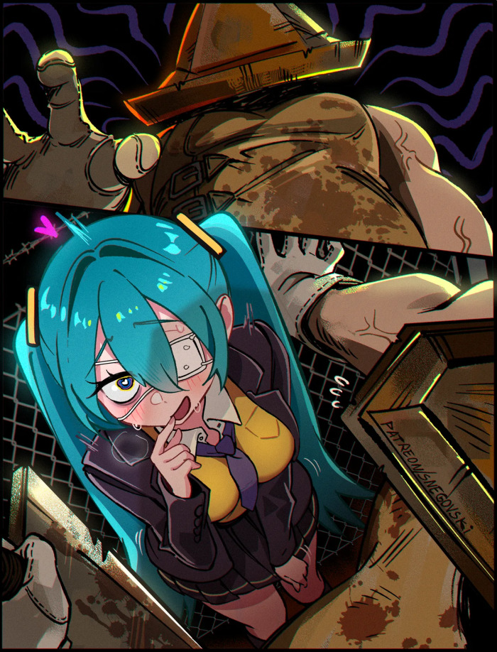 [Snegovski] Silent Hill Miku (Vocaloid x Silent Hill)