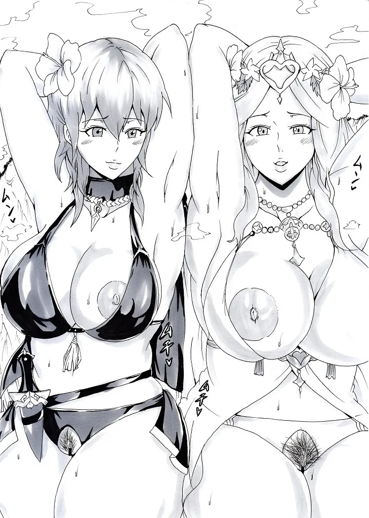 Ninnindo Tonsuke Rhea and Byleth swimsuit - Page 3