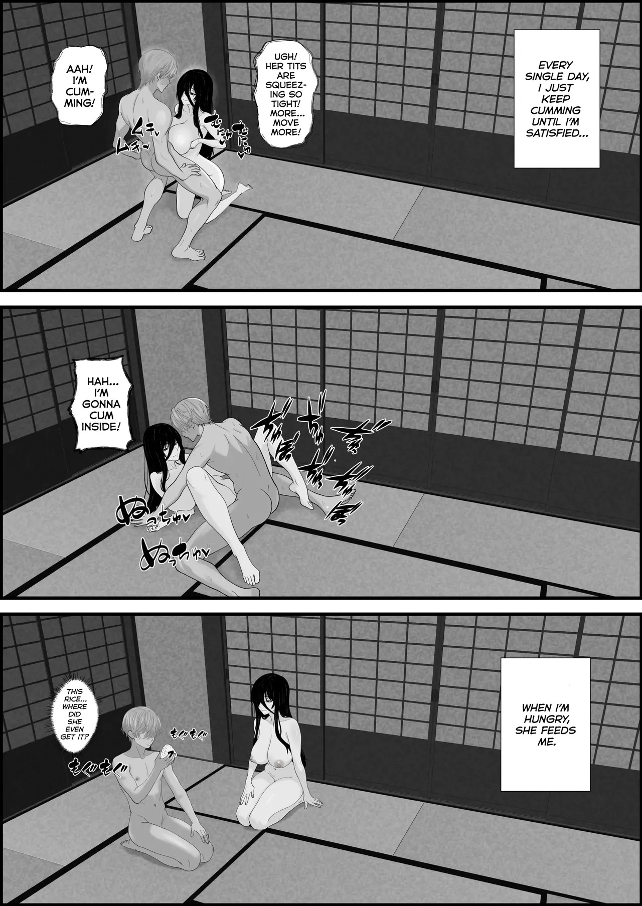 [Seijin 14-sai (Sankaku Noel)] Su Kuu Ai ~ Mugon Muhyoujou Bakunyuu Kyojiri no Yuurei Niji ~Itto Mitsume Rarenagara pisuton-goto ni Zetchou Saserare-kotsu no Zui made Aisa Reru Hanashi [English] [MuraMura] - Page 30