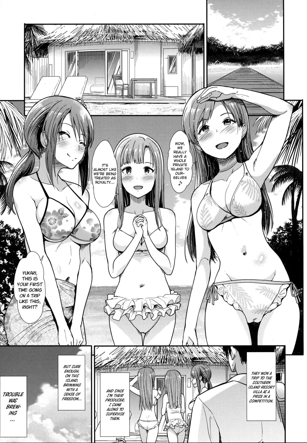 (C92)  Seiso Sannin Musume Tokonatsu Rakuen (THE IDOLM@STER CINDERELLA GIRLS)(English)(12 Translations) - Page 2