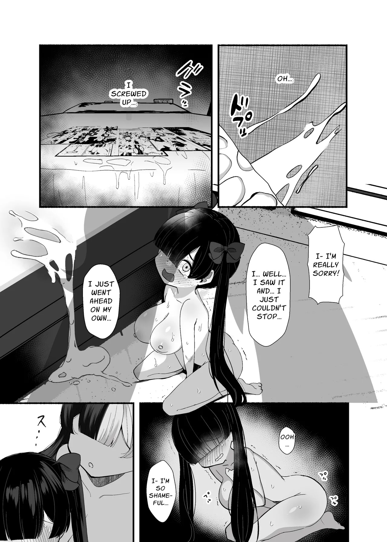 [LittlePencil (Emumiya Nyamu)] Ochinpo Joshi 3-nin, NatsuComi Senrihin Yominagara Nuite Hamete Mata Nuita. | Three Dick Girls Jerked Off To Their Summer Comiket Loot, Fucked, And Then Did It Again [Digital] [English] [Penguin Piper] - Page 17