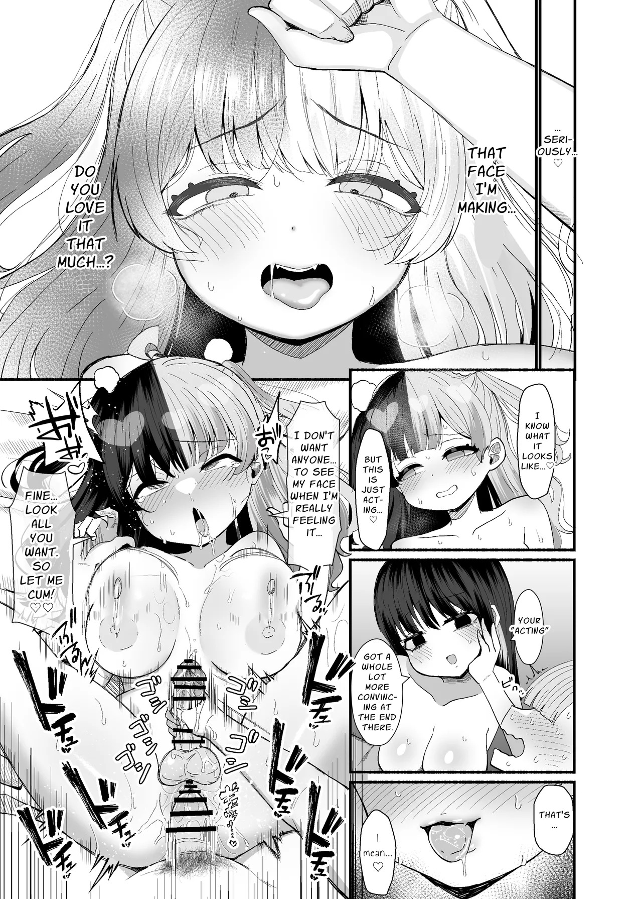 [LittlePencil (Emumiya Nyamu)] Ochinpo Joshi 3-nin, NatsuComi Senrihin Yominagara Nuite Hamete Mata Nuita. | Three Dick Girls Jerked Off To Their Summer Comiket Loot, Fucked, And Then Did It Again [Digital] [English] [Penguin Piper] - Page 45