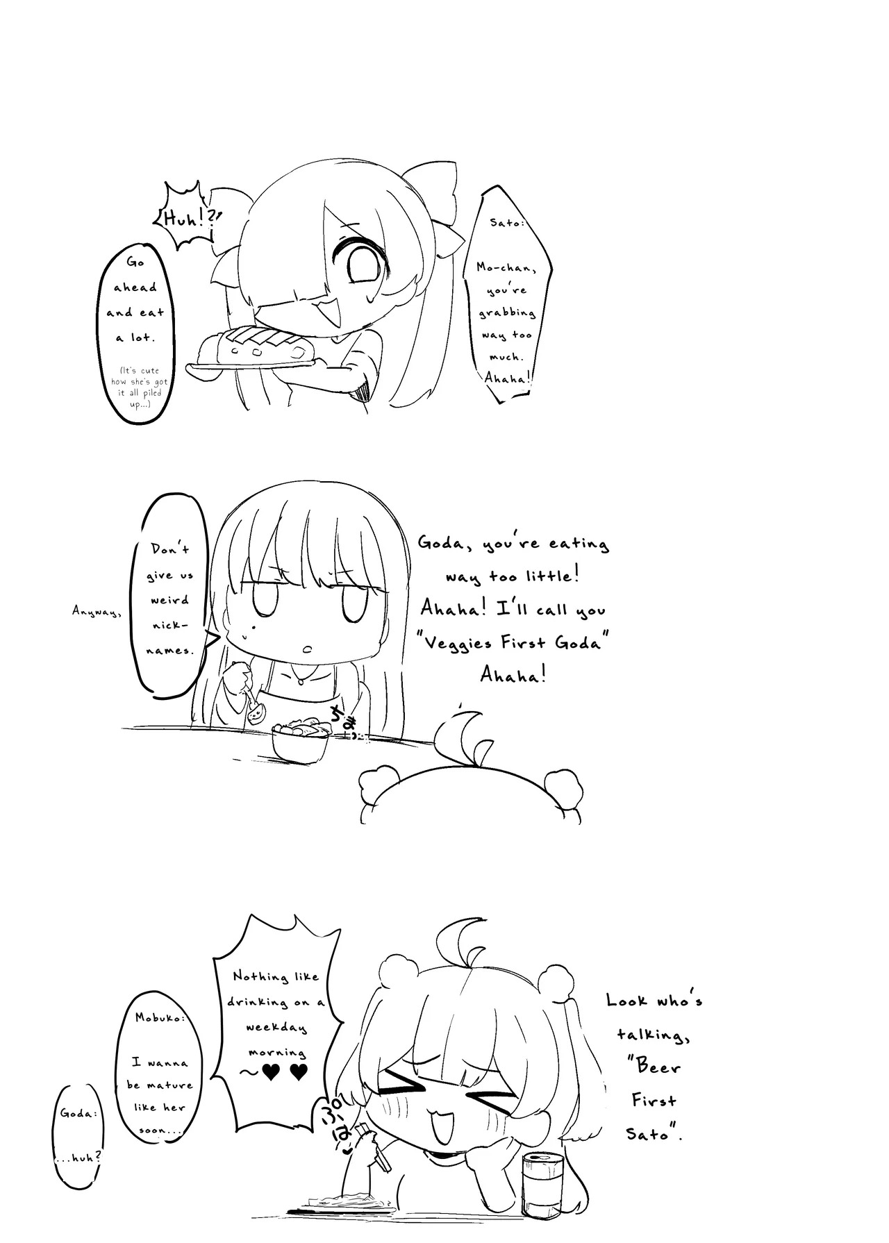 [LittlePencil (Emumiya Nyamu)] Ochinpo Joshi 3-nin, NatsuComi Senrihin Yominagara Nuite Hamete Mata Nuita. | Three Dick Girls Jerked Off To Their Summer Comiket Loot, Fucked, And Then Did It Again [Digital] [English] [Penguin Piper] - Page 55