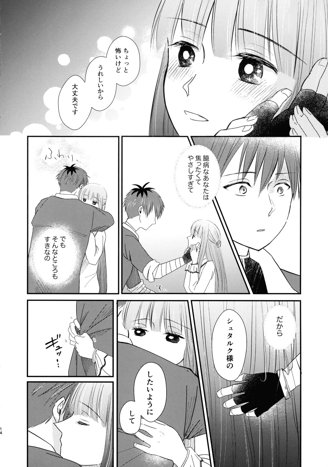 (C106) [Sandone (Yu-ki)] Kimi ni Fure, - Feeling you will change everything. (Sousou no Frieren) - Page 13