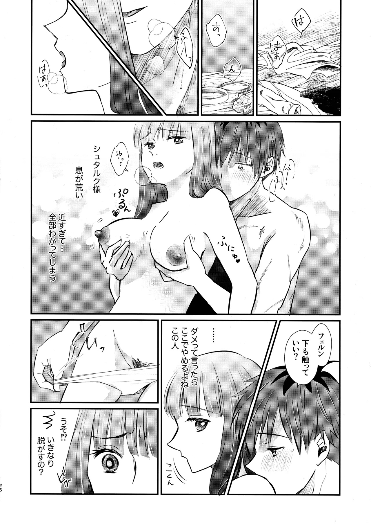 (C106) [Sandone (Yu-ki)] Kimi ni Fure, - Feeling you will change everything. (Sousou no Frieren) - Page 25