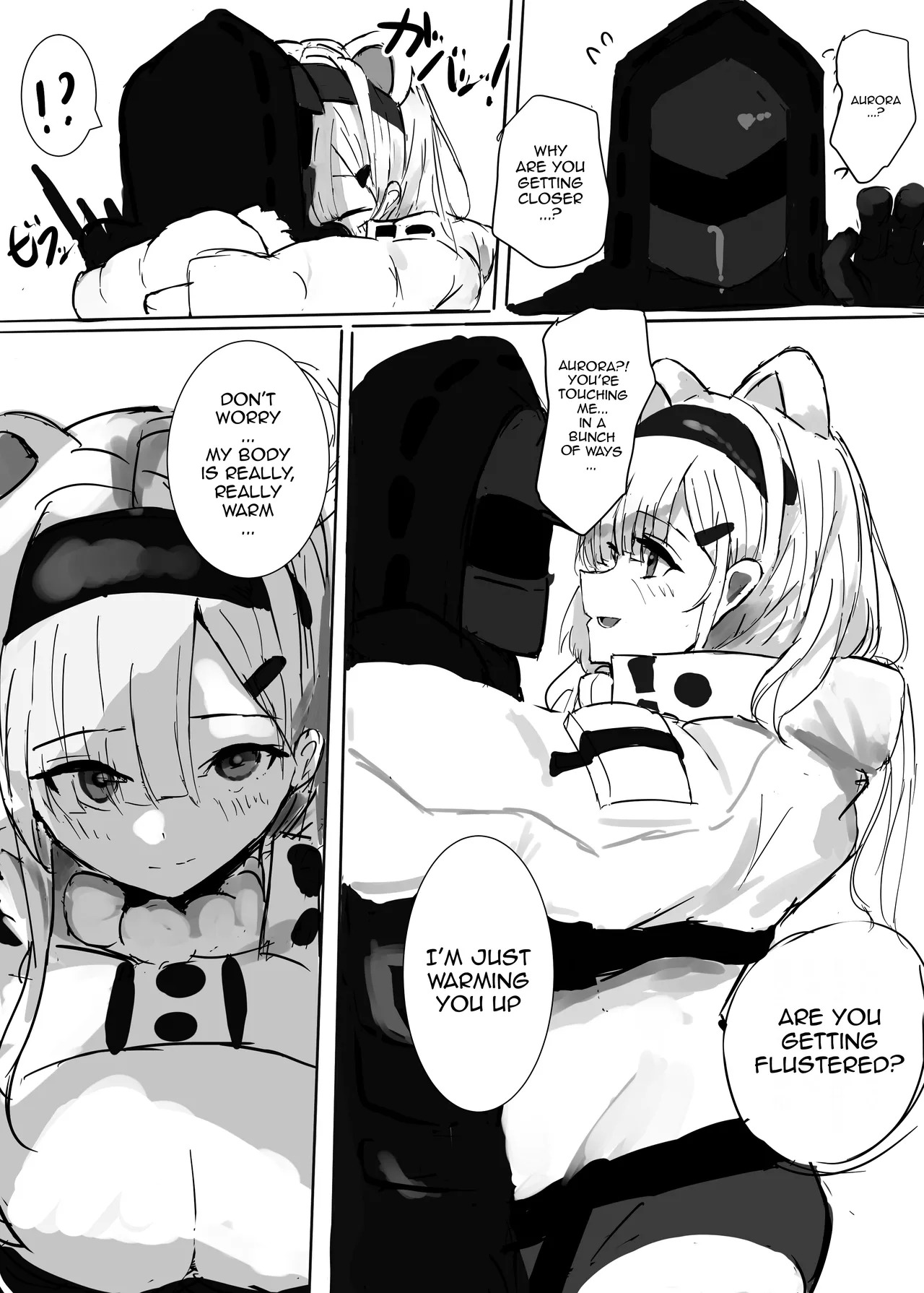 [Sunaneko] Aurora-chan to Karada Attame Ecchi o Suru Ohanashi / Story About Doing Lewd Things With Aurora As She Warms My Body (Arknights) [English] {Doujins.com} - Page 3