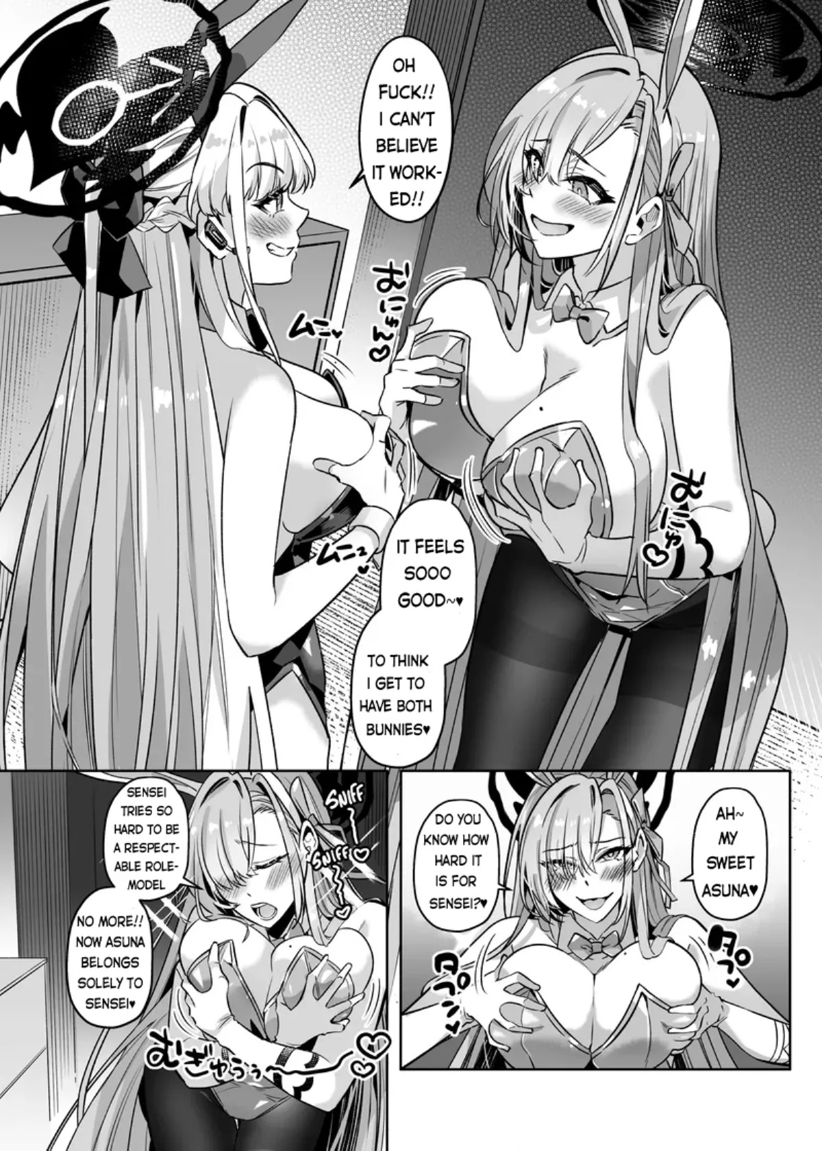 [Hyoui Lover (Duokuma)] Hyoui Archive ~Asuna & Toki no Baai~ | Possession Archive ~Asuna & Toki~ (Blue Archive) [English] [Rewrite] - Page 9