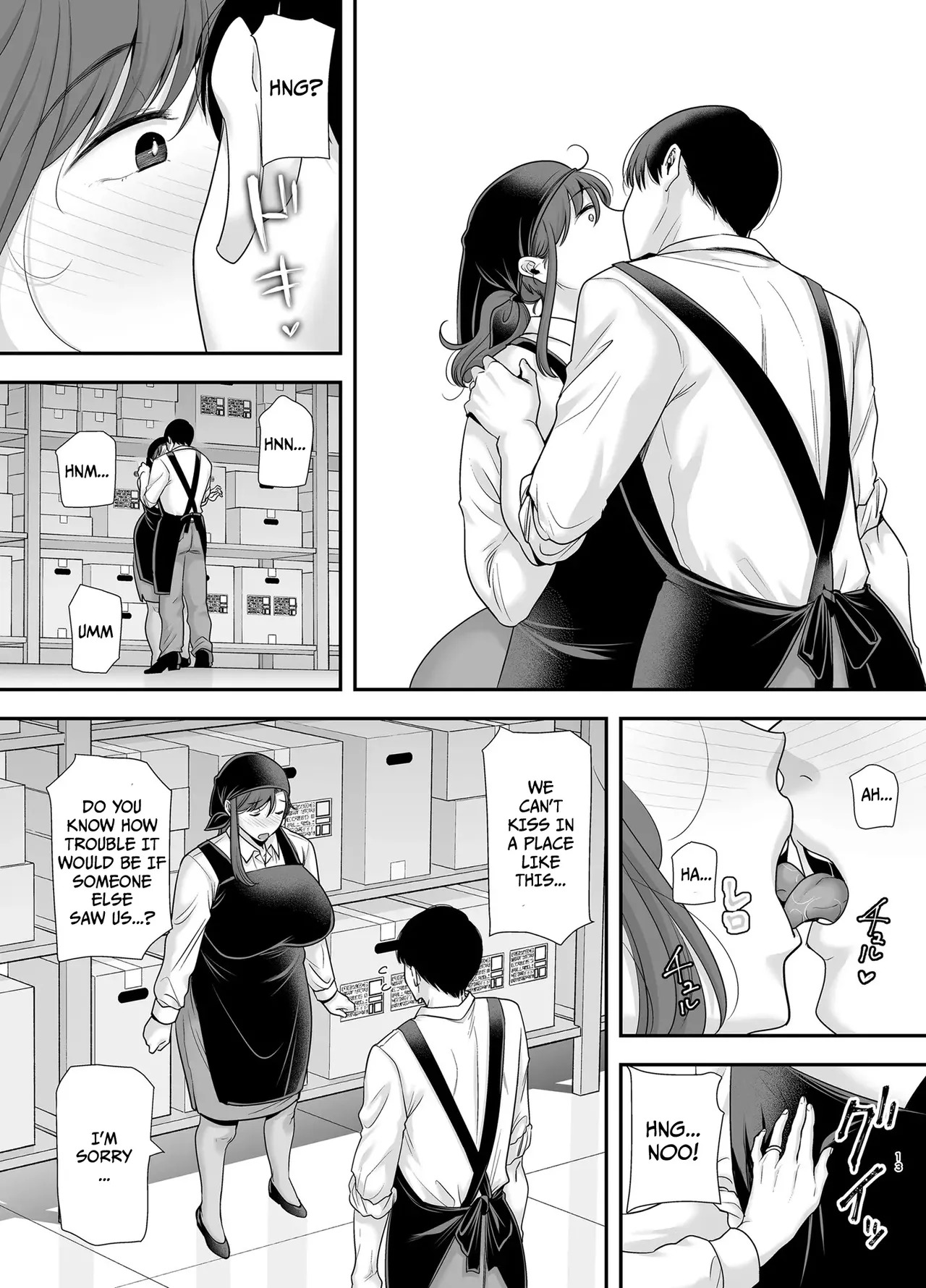 [Ogon Shinshi Club (Cloudy)] Mariko-san to Boku ~Beit Saki no Hitozuma to no Furin Kankei~ | Mariko-san and Me ~An Affair with a Married Woman from My Part-Time Job~ 2 [English] - Page 12
