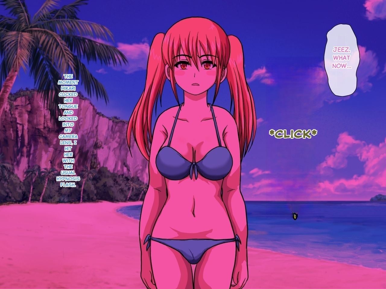 [Robo Ittetsu] Hypnosis Camera ~ Shooting a Sex PV with a Top Idol on a Southern Island - Page 35