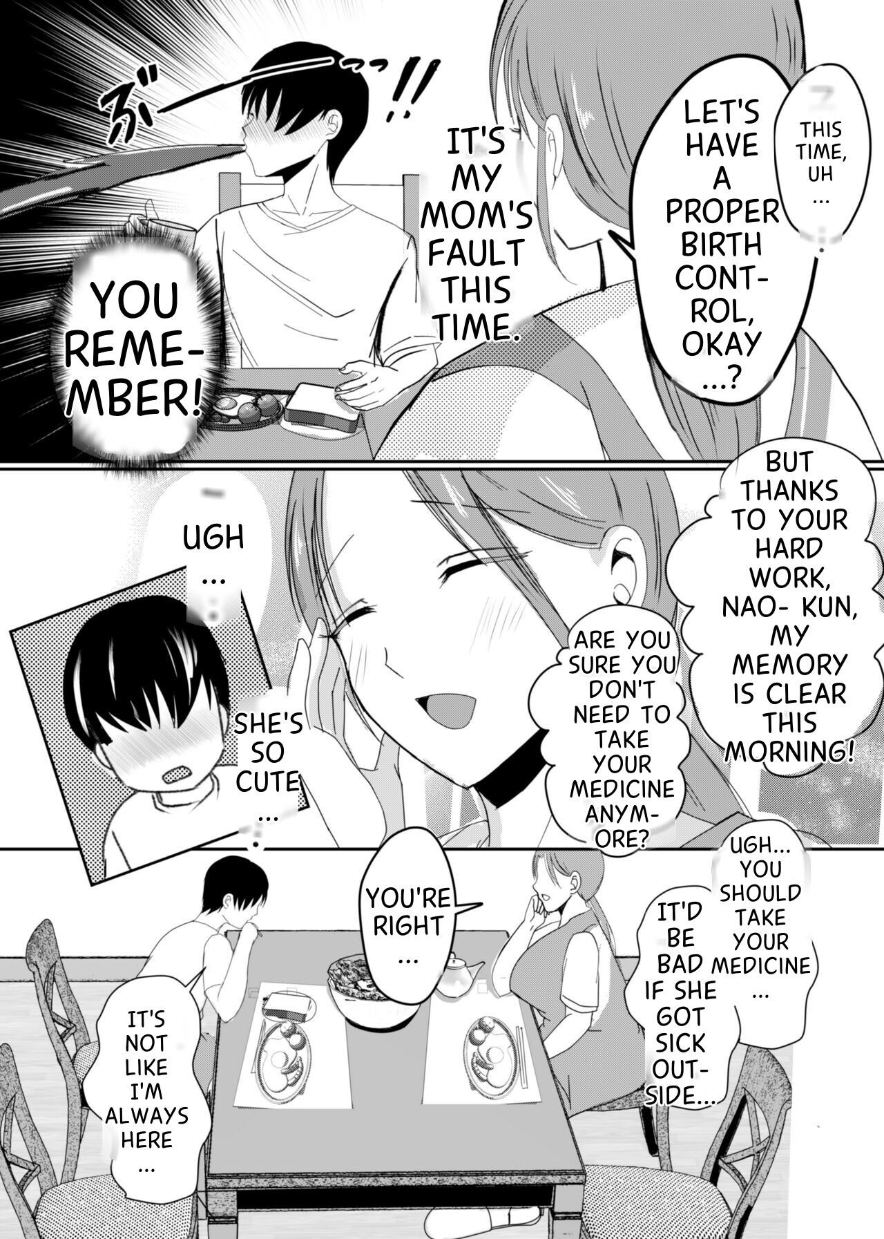 [Yamamoto Mugi] Bonyuu Kaa-san no Naka ni Modoritai 3 Kouhen - Koibito ni Natta Kaa-san ni Yasashiku Sei Sakushu Sareru Ore - Page 12