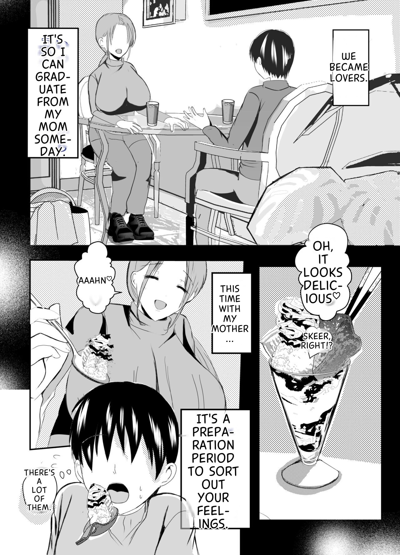 [Yamamoto Mugi] Bonyuu Kaa-san no Naka ni Modoritai 3 Kouhen - Koibito ni Natta Kaa-san ni Yasashiku Sei Sakushu Sareru Ore - Page 50