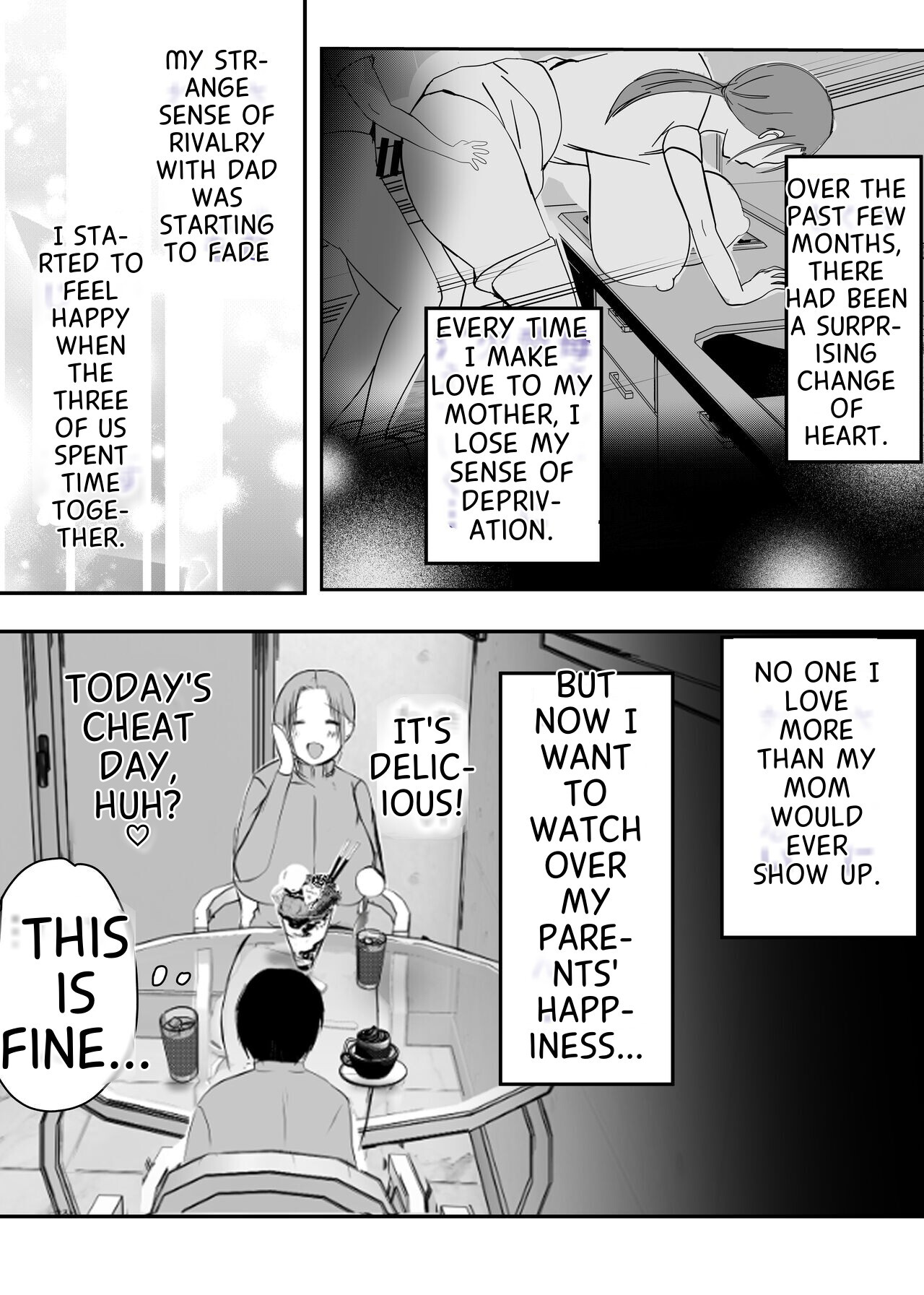 [Yamamoto Mugi] Bonyuu Kaa-san no Naka ni Modoritai 3 Kouhen - Koibito ni Natta Kaa-san ni Yasashiku Sei Sakushu Sareru Ore - Page 51