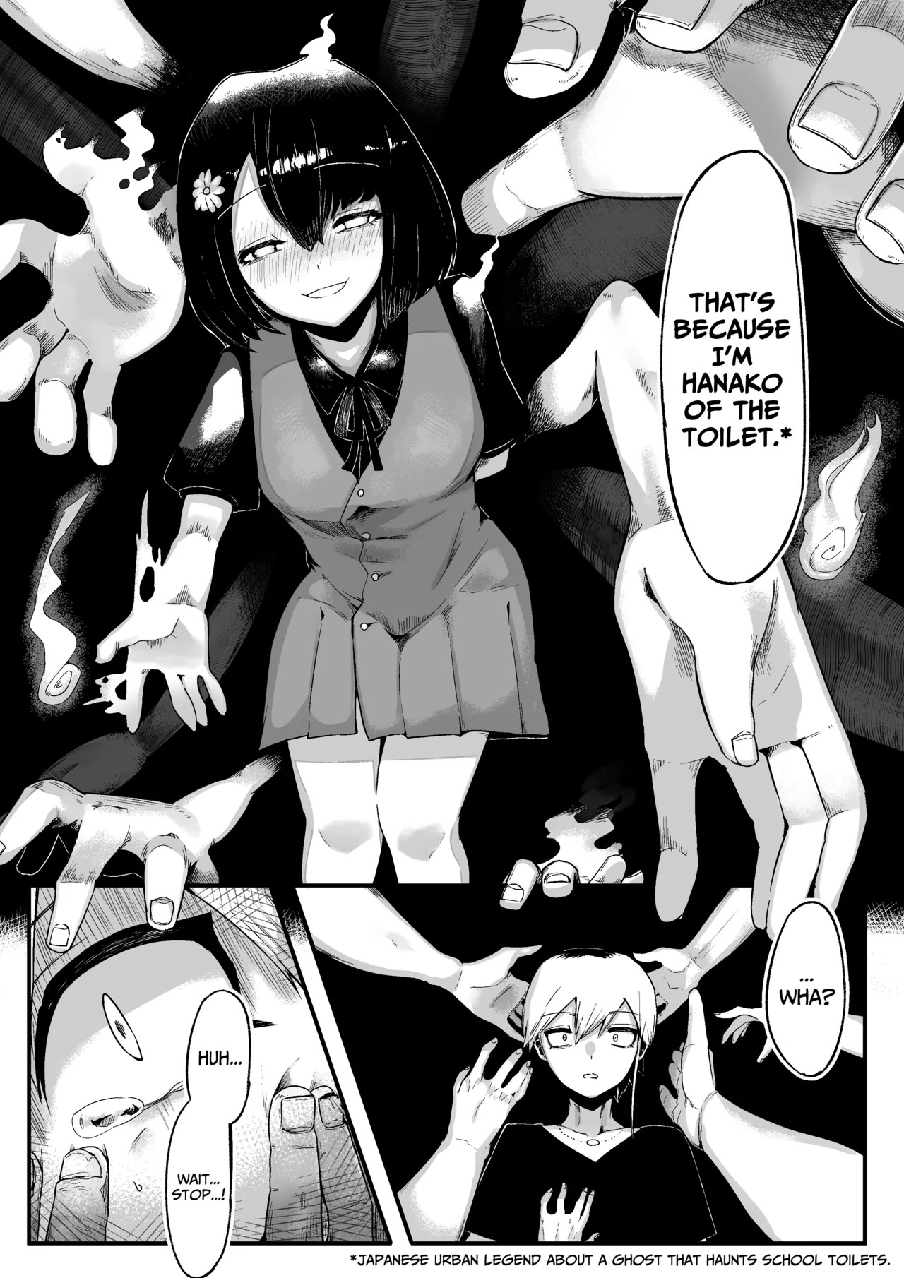 [Aimai no Wakusei (Nabatani Kinoko)] Toilet no Hanabirako-san | Hanako of the Toilet [English] [lethal dolphin] - Page 10