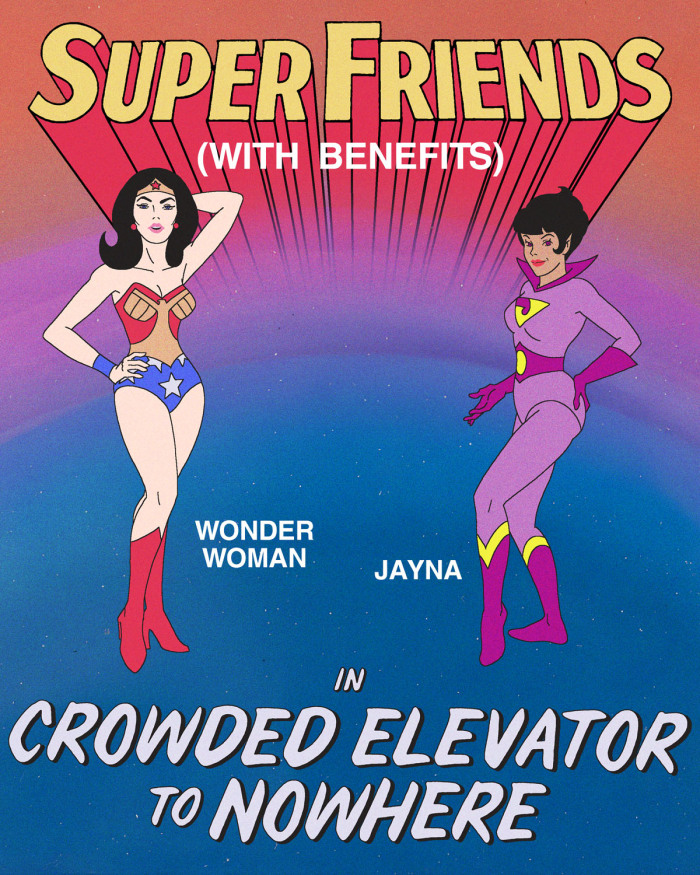 Super Friends with Benefits: Crowded Elevator to Nowhere (short commission -- complete)