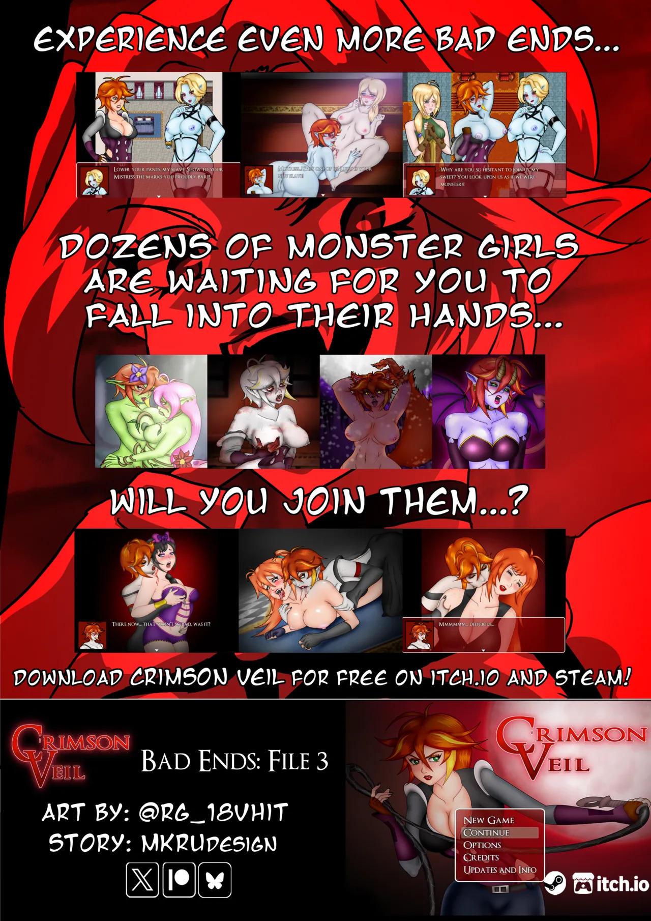 Crimson Veil Bad Ends: File 3 ENG - Page 13