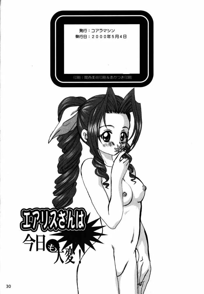 [Koala Machine (Tokiwa Kanenari)] Aerith-san wa kyou mo taihen! | Aerith-san has it tough again today! (Final Fantasy VII) [Aishi21] [English] - Page 29