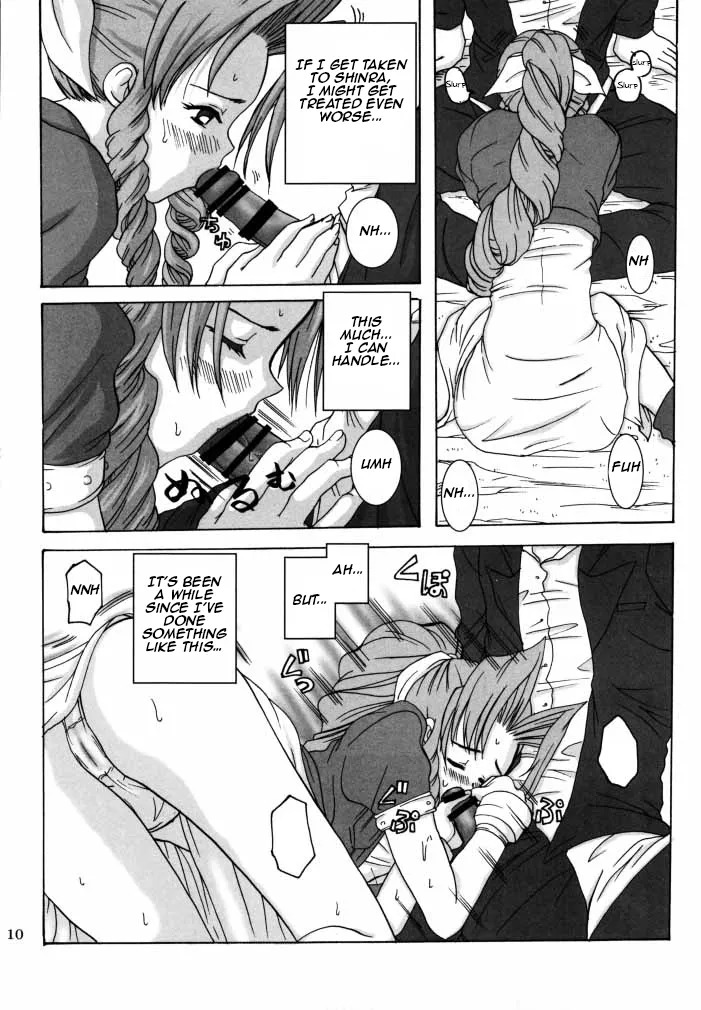 [Koala Machine (Tokiwa Kanenari)] Aerith-san wa kyou mo taihen! | Aerith-san has it tough again today! (Final Fantasy VII) [Aishi21] [English] - Page 9