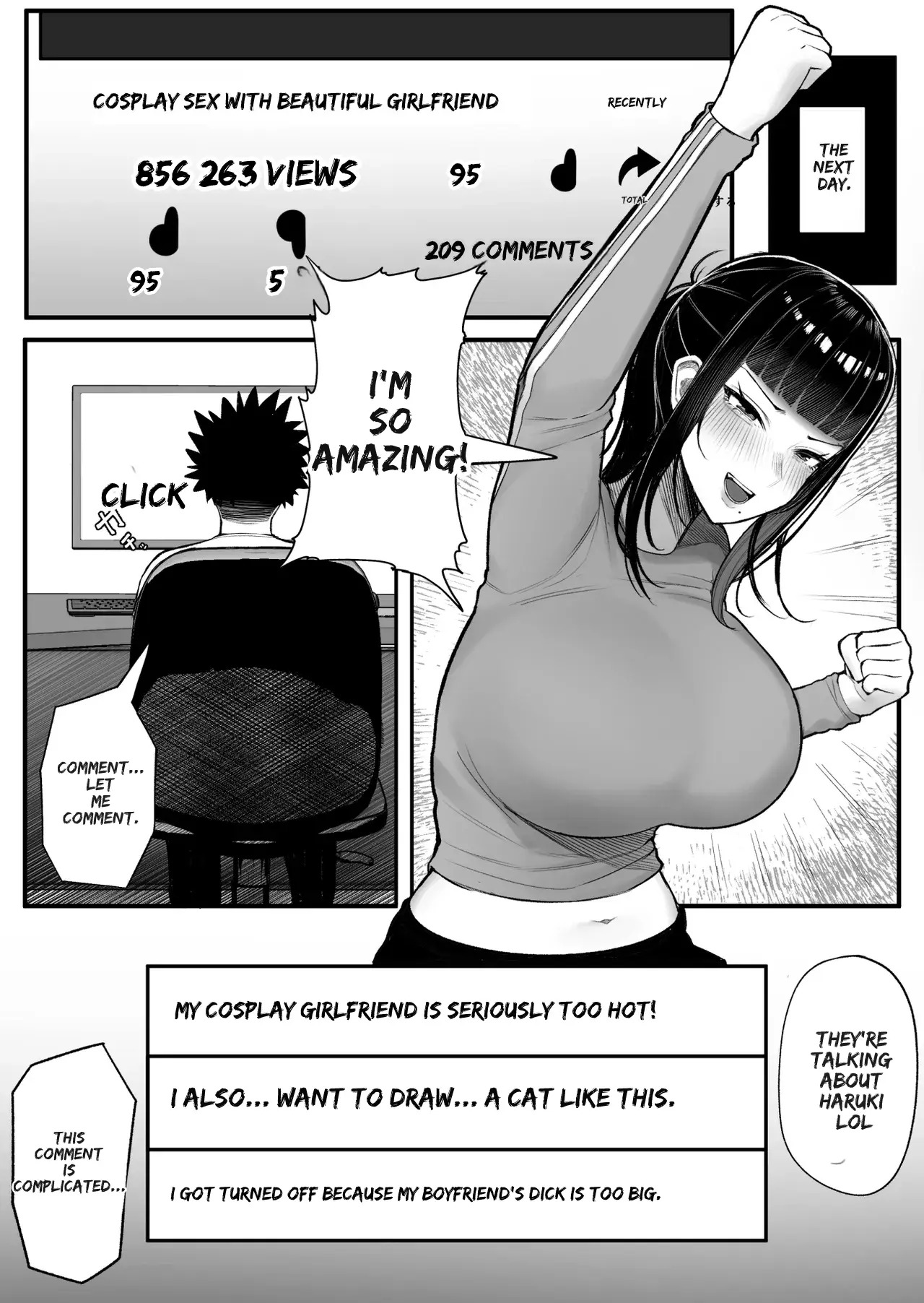 [Kurukuru] Baka Kanojo ga Hamedori Hamatte Baka-Sex wo Toukou Suru Hanashi - Page 28