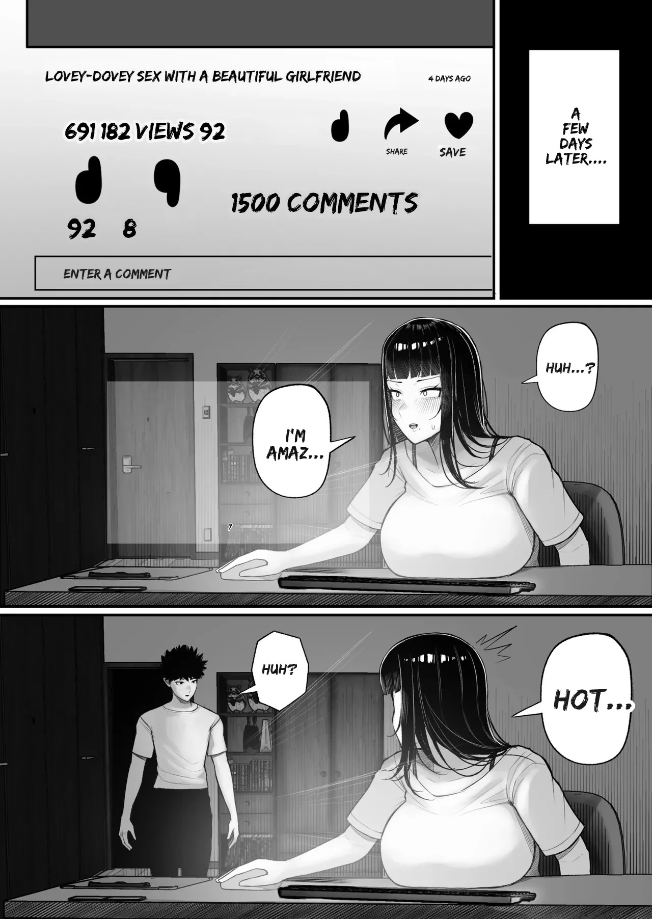 [Kurukuru] Baka Kanojo ga Hamedori Hamatte Baka-Sex wo Toukou Suru Hanashi - Page 7