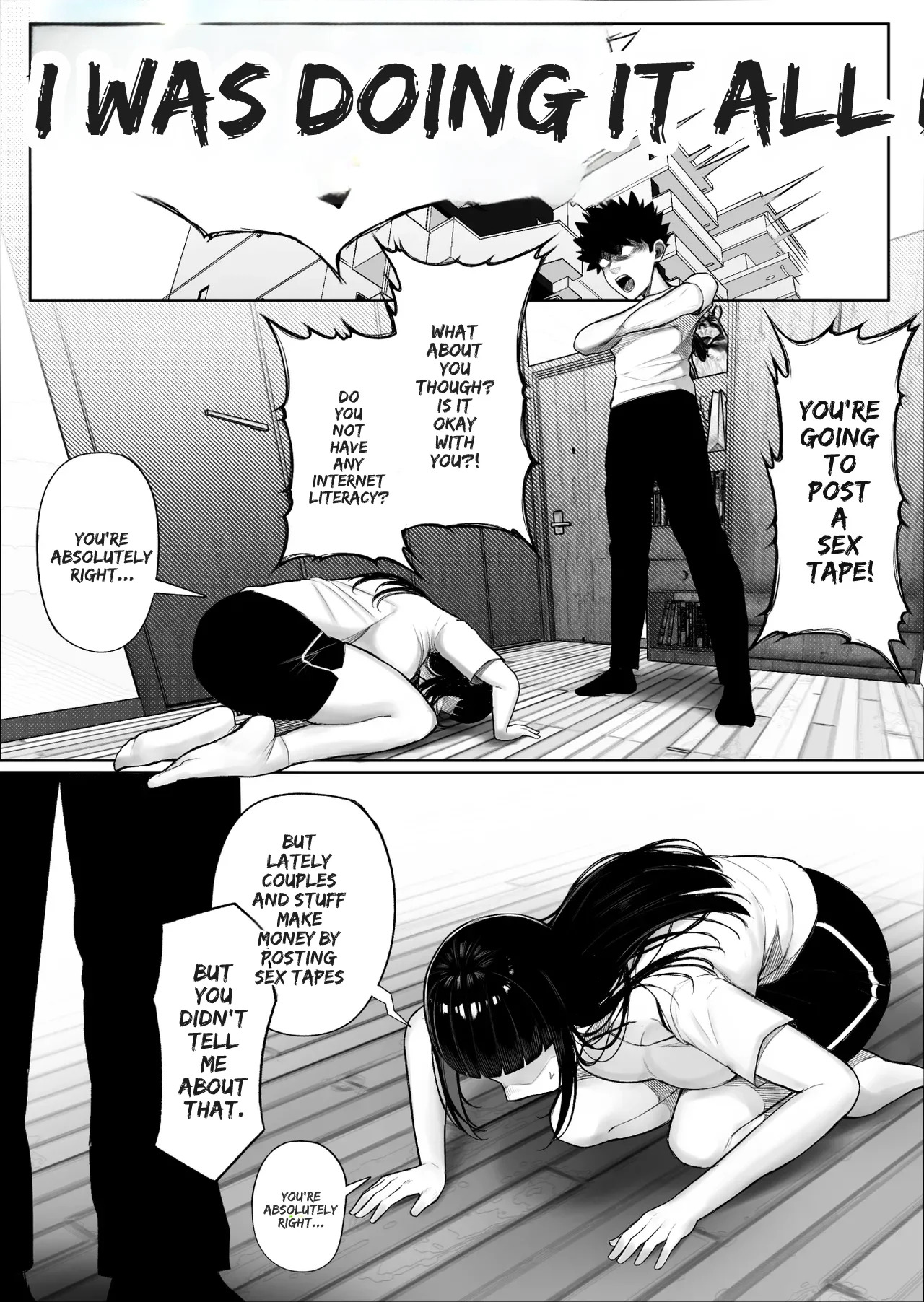 [Kurukuru] Baka Kanojo ga Hamedori Hamatte Baka-Sex wo Toukou Suru Hanashi - Page 9