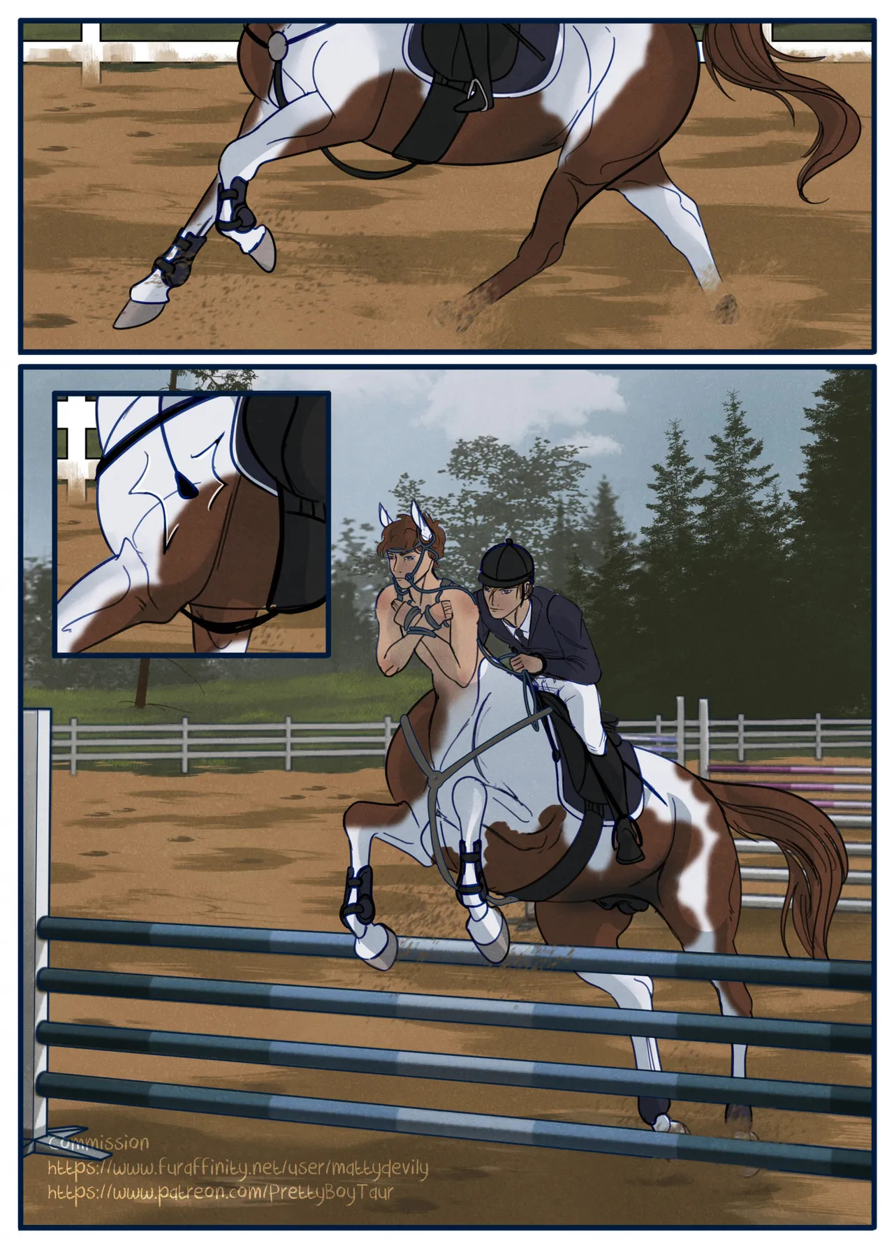 [prettyboytaur] transformation comics - Page 9