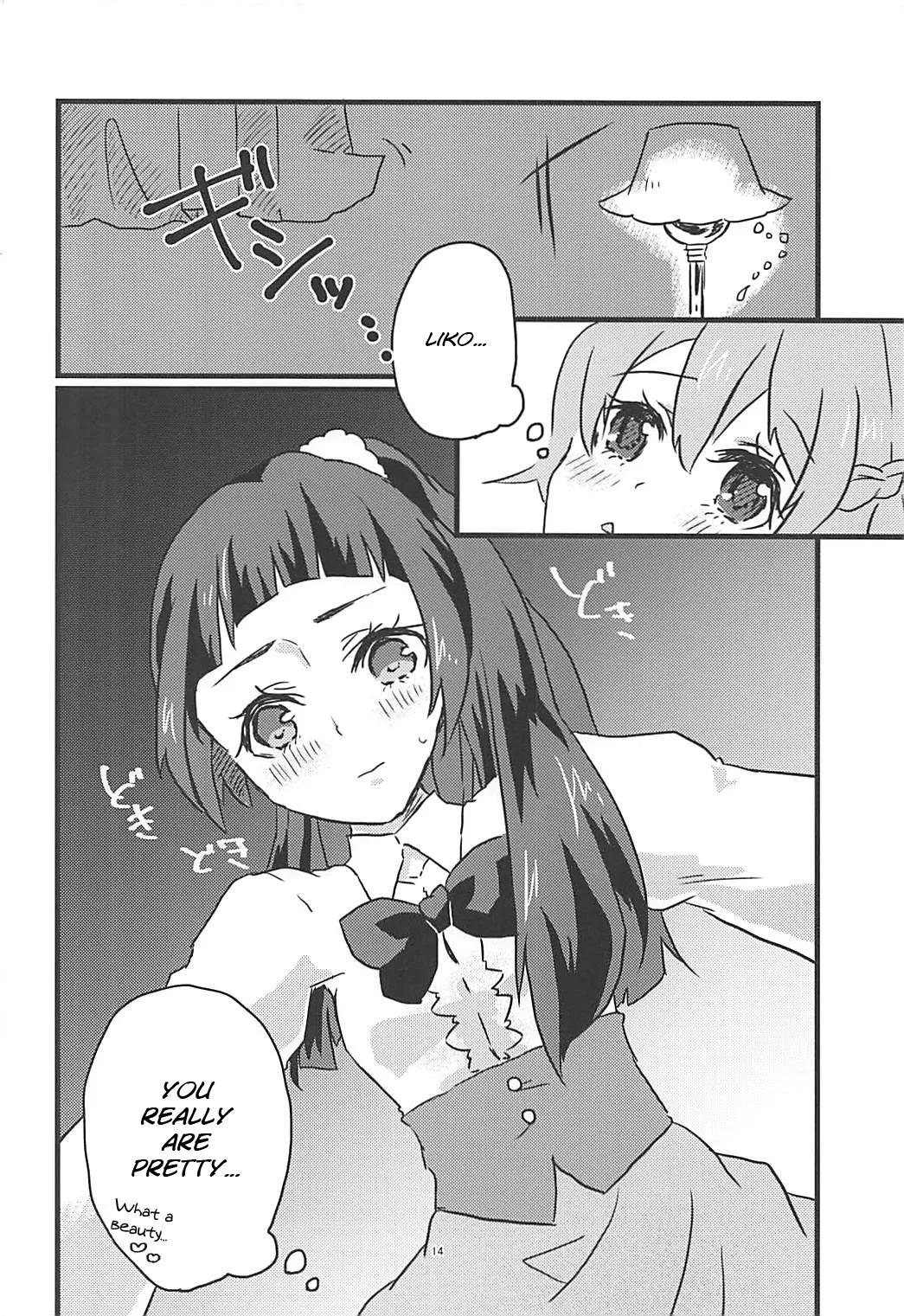 (Rainbow Flavor NAGOYA 7) [Akaringo-chan (Mikorin)] How To Build A Happy Couple (Mahou Tsukai PreCure!) [English] - Page 13