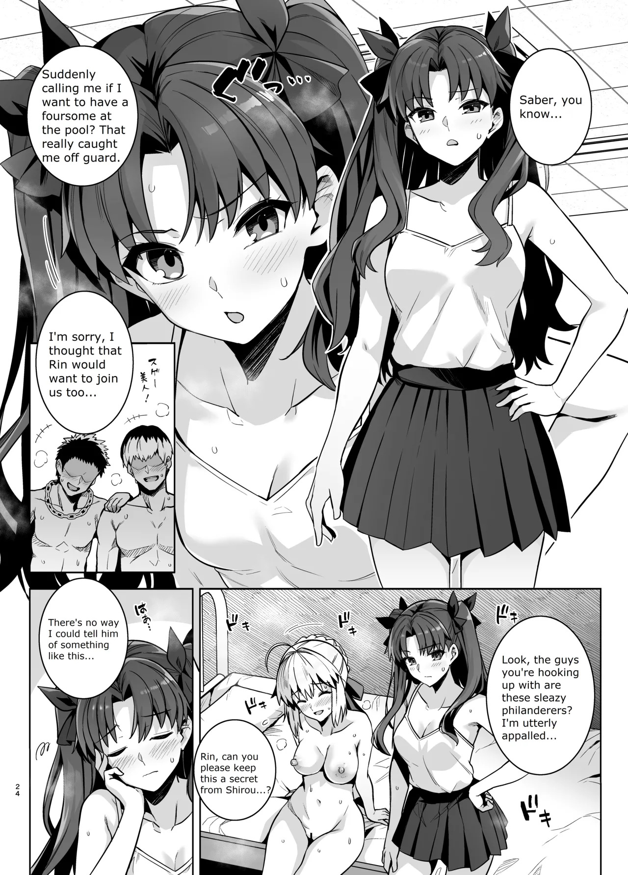 [Royal Bitch (haruhisky)] Saber-san Yarimoku Nanpamachi Pool Hen (Fate/stay night) [English] [Digital] - Page 23