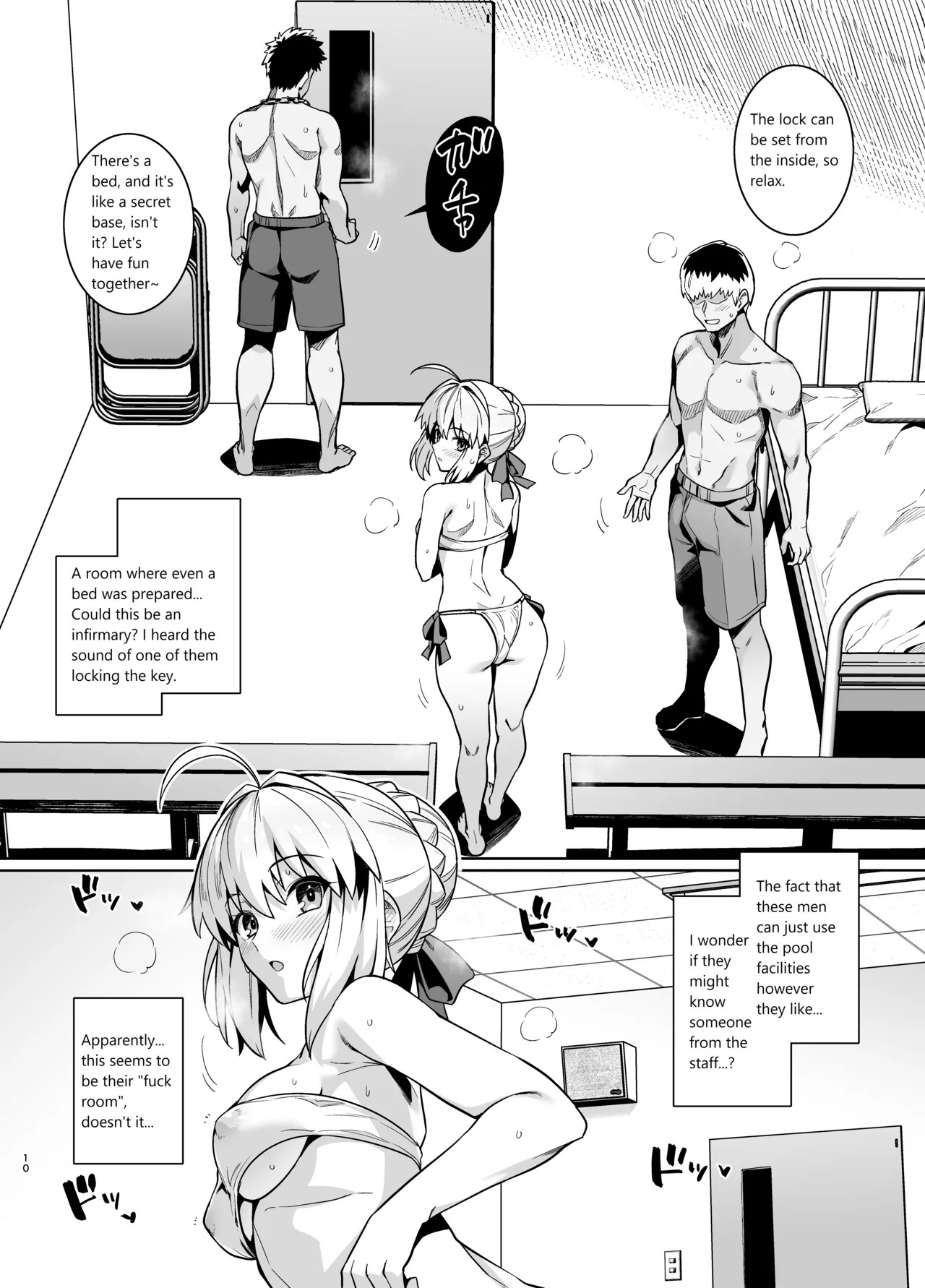[Royal Bitch (haruhisky)] Saber-san Yarimoku Nanpamachi Pool Hen (Fate/stay night) [English] [Digital] - Page 9