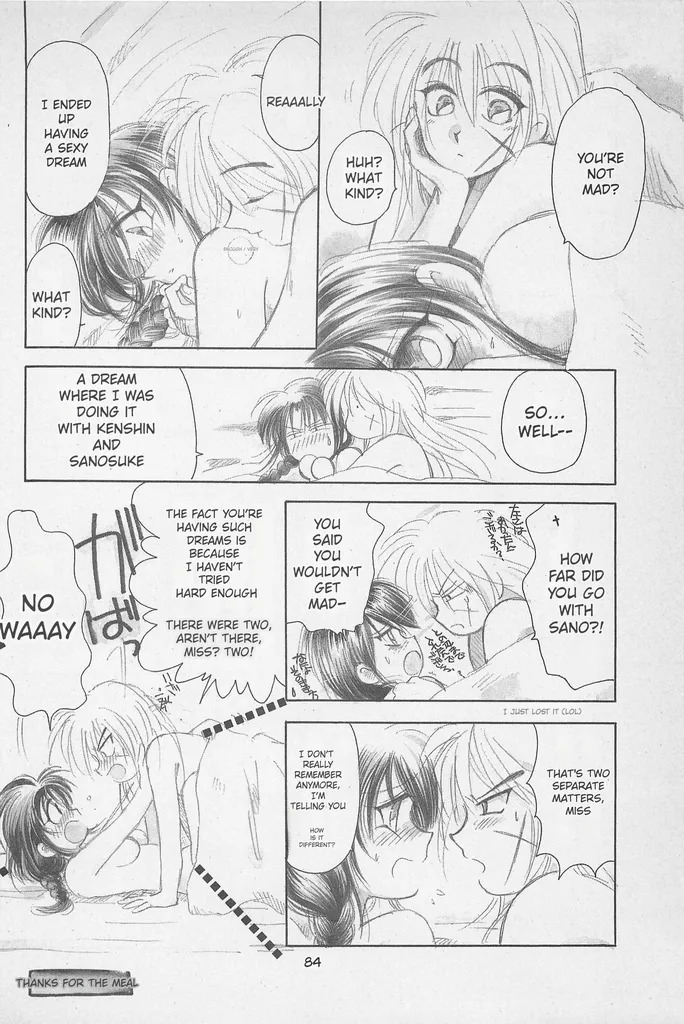 [Yamaguchirou (Yamaguchi Shinji)] Taboo II (Rurouni Kenshin) - Page 84