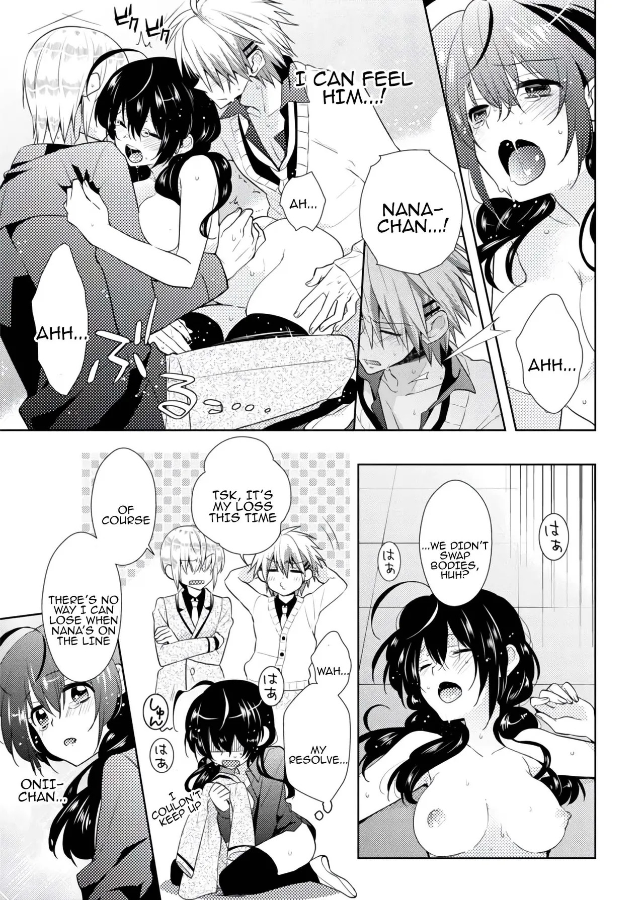 [Satoru] nikutai change. ～Oni-chan no karada de iku nante!!～ | Body change. ~ Cumming with Onii-chan's body!!～2 [Tenuous Scans] - Page 38