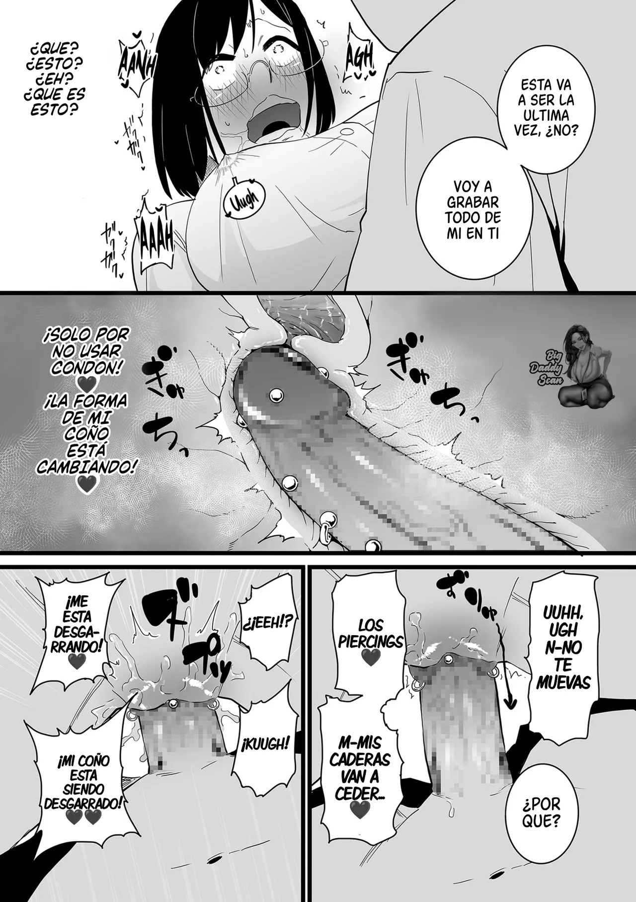 [Choma] 人妻とピアス 前編 | Mujer Casada Y Piercings (Parte 2) - Page 17