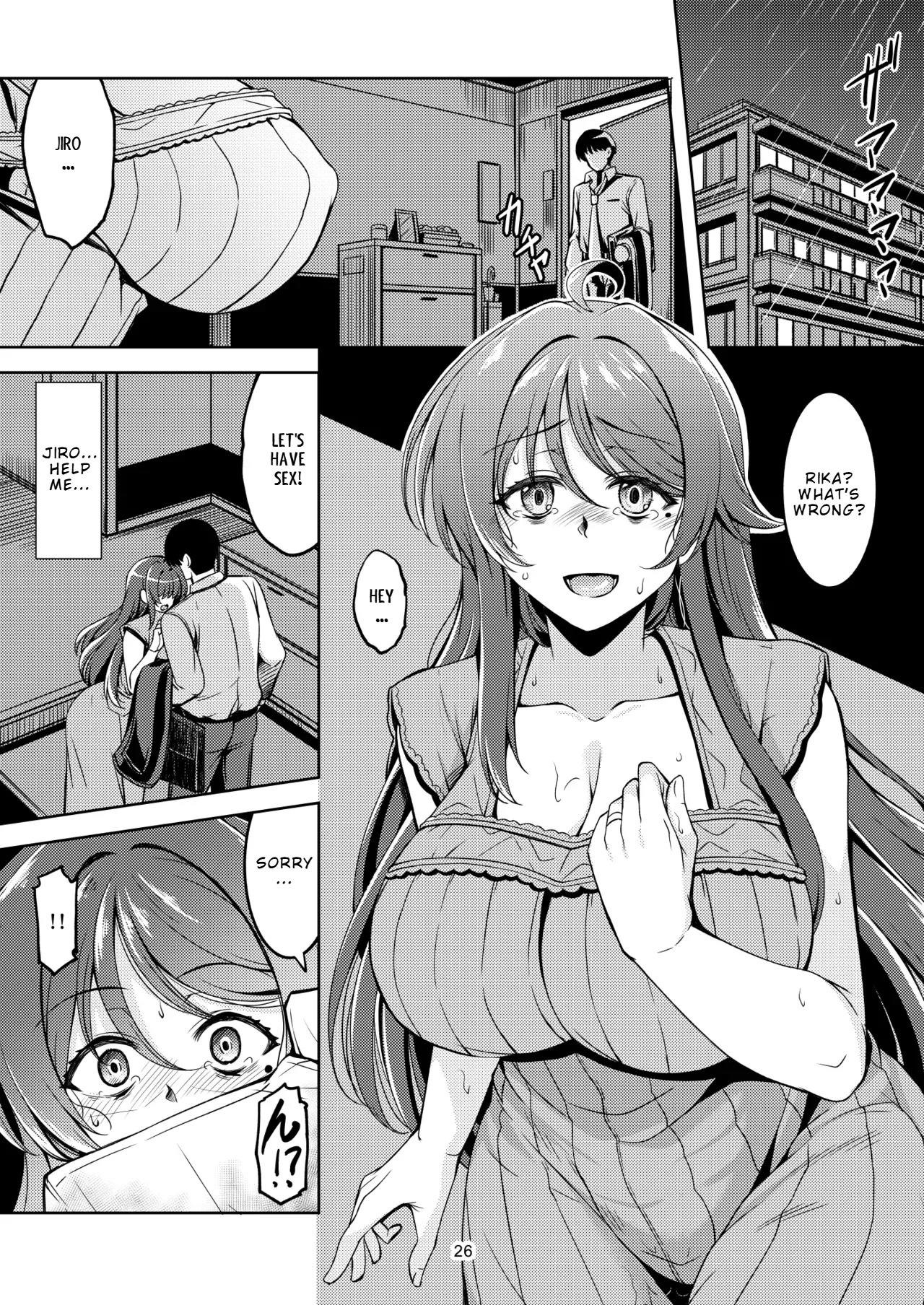 [WindArTeam (WindArt)] Hitozuma Ochi Yokkyuu Fuman no Wakazuma -Rika- | Fallen Married Woman The Frustrated Young Wife -Rika- [English] [LKK•Scans] [Digital] - Page 30