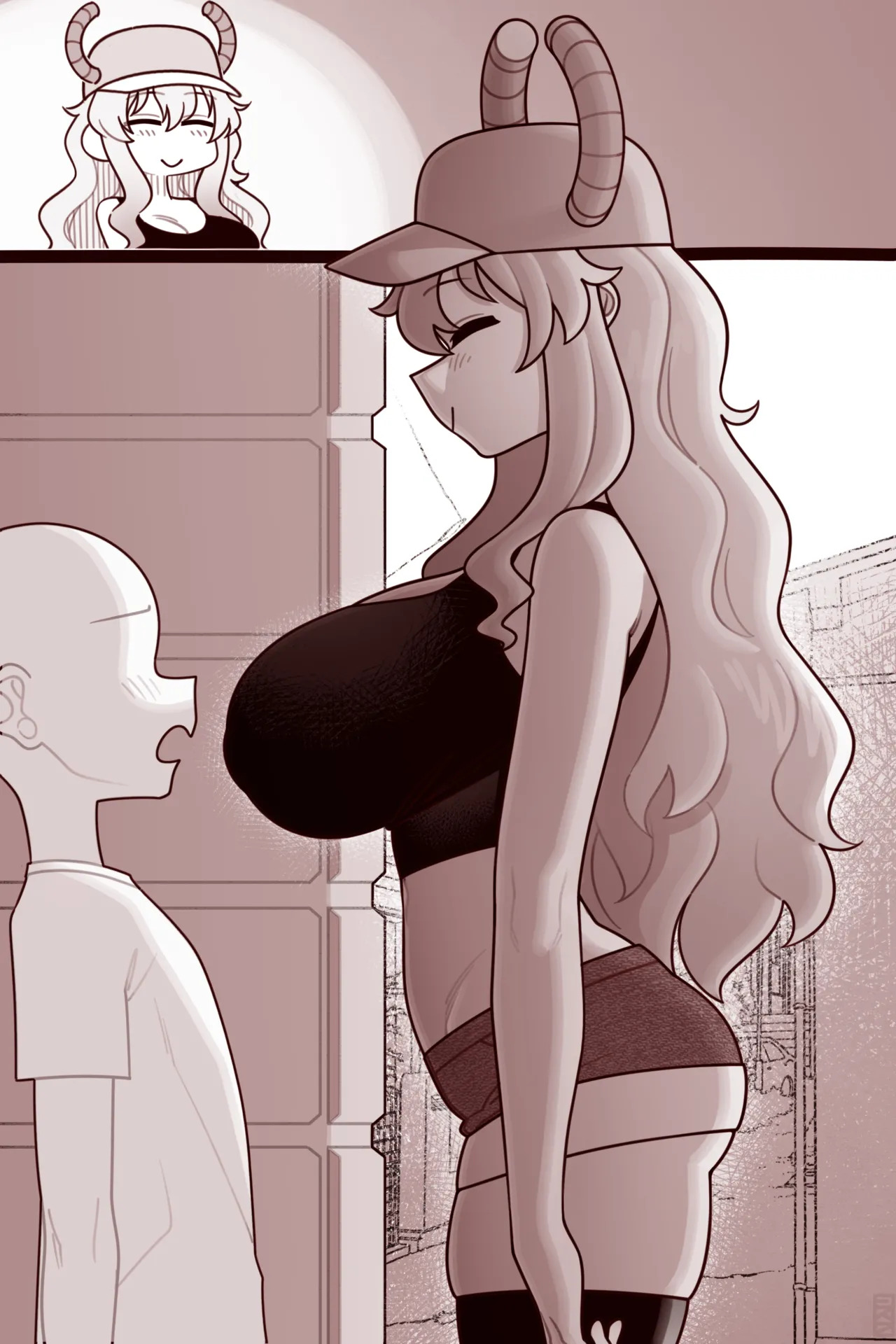 [EKZ] Lucoa is Bored ZURI (Kobayashi-san Chi no Maid Dragon) - Page 8