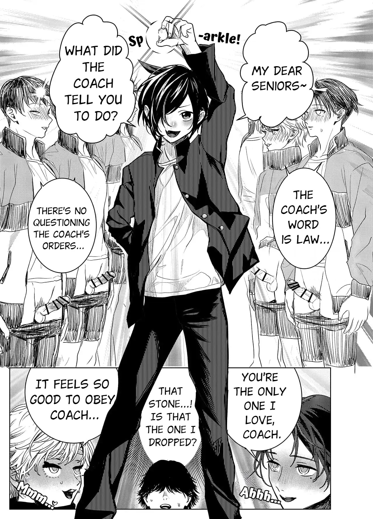 [M Ochi Expansion (Shingetsu Annmu, Higashino Gojuri)] Otoko wa Minna Boku no Shoyuubutsu - All Men Are My Possessions - Page 38