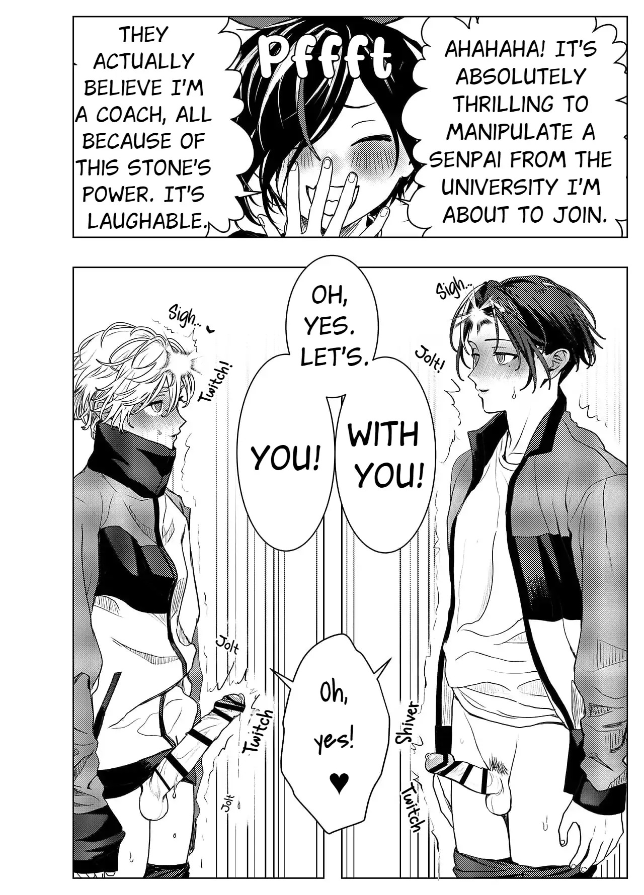 [M Ochi Expansion (Shingetsu Annmu, Higashino Gojuri)] Otoko wa Minna Boku no Shoyuubutsu - All Men Are My Possessions - Page 39